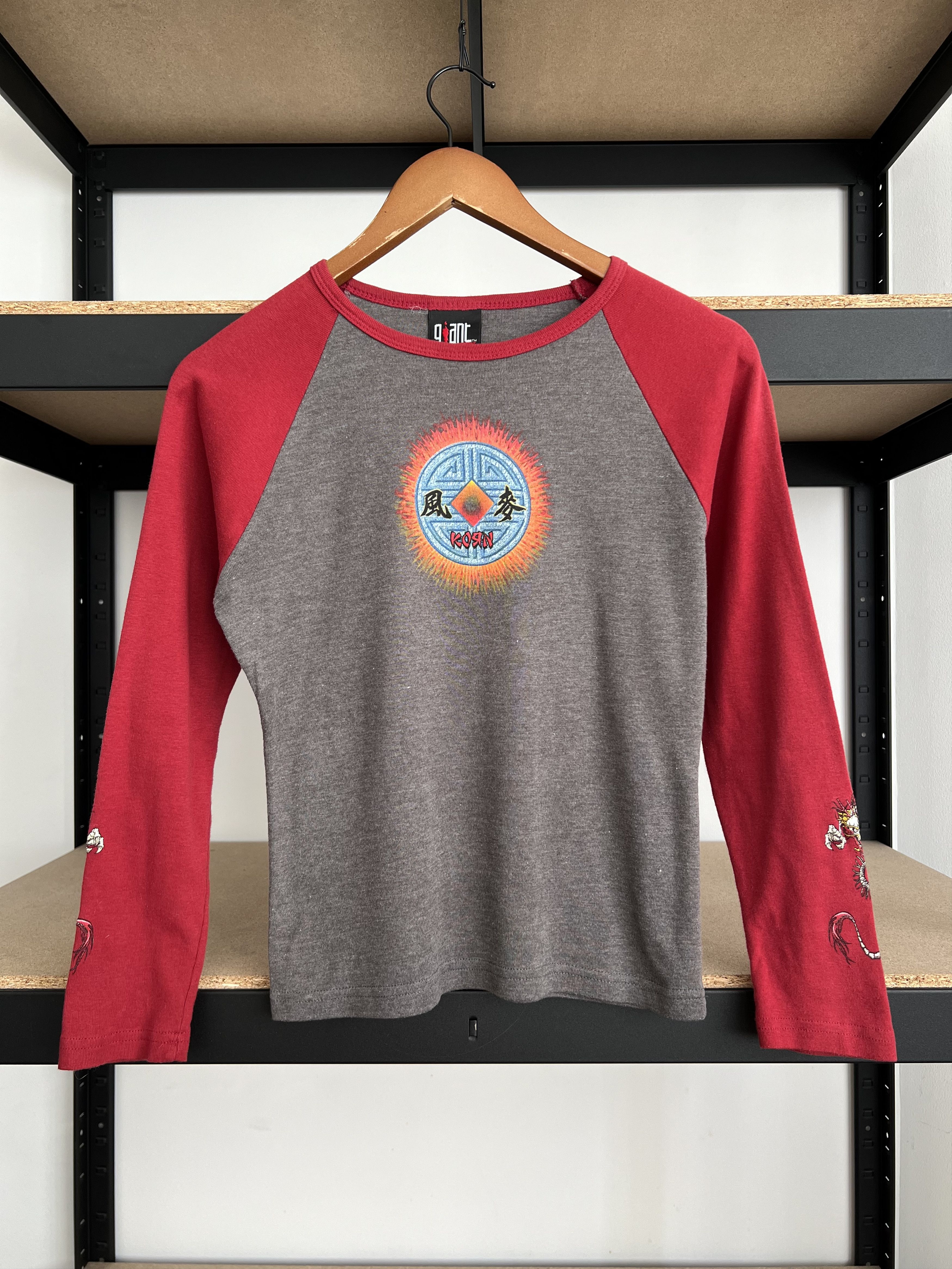 Band Tees Vintage 90s Korn Dragon Rock Band Y2k Long Sleeve T-shirt Size L / US 10 / IT 46 - 3 Thumbnail