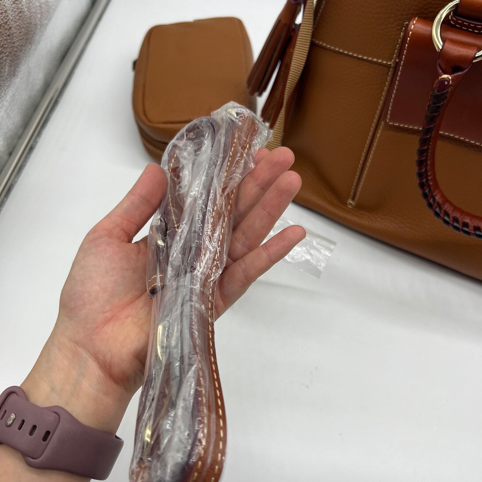 Dooney & Bourke Dooney & Bourke Pebble Leather Aubrey Satchel Satchel Size ONE SIZE - 11 Thumbnail