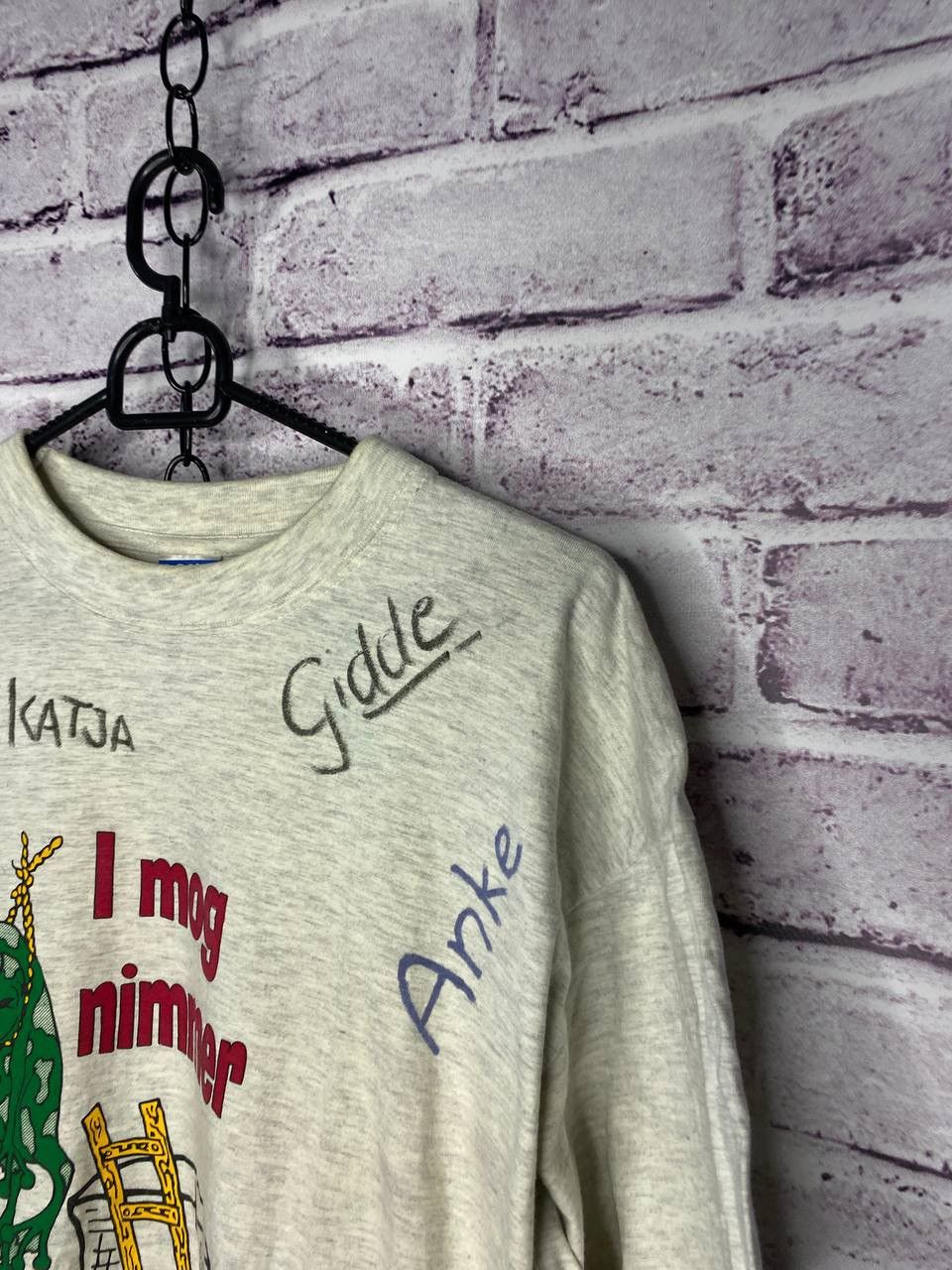 Other Men's Vintage 90s T-Shirt | Mog Nimmer Animal School Tee Size US M / EU 48-50 / 2 - 3 Thumbnail