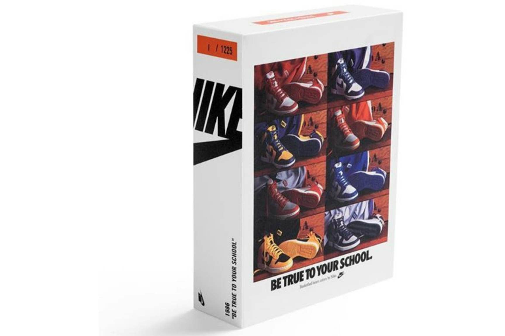 Nike 1109/1225 Nike Puzzle Vintage Ad 1986 Be True To Your School Size ONE SIZE - 1 Thumbnail