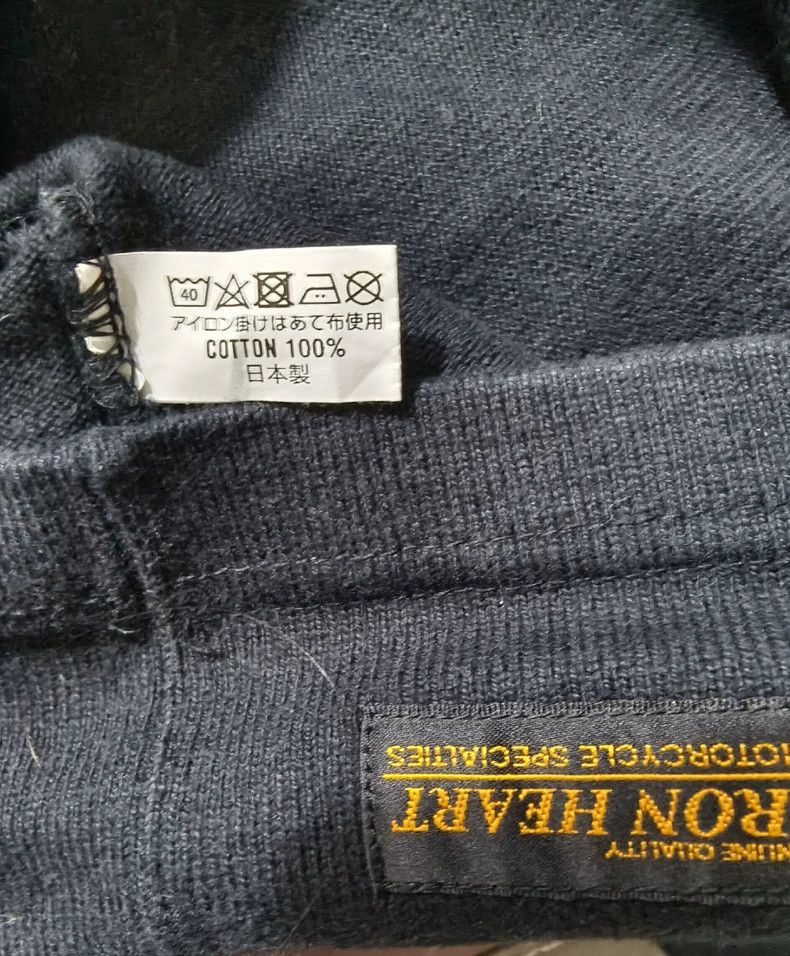 Iron Heart Iron Heart Heavy duty pure cotton ribbed cuffs high neck l Size US M / EU 48-50 / 2 - 4 Thumbnail
