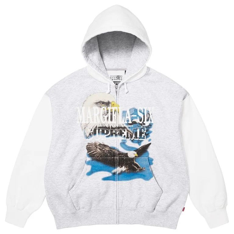 Maison Margiela × Supreme Eagle Zip Up Hooded Sweatshirt Size US S / EU 44-46 / 1 - 1 Thumbnail