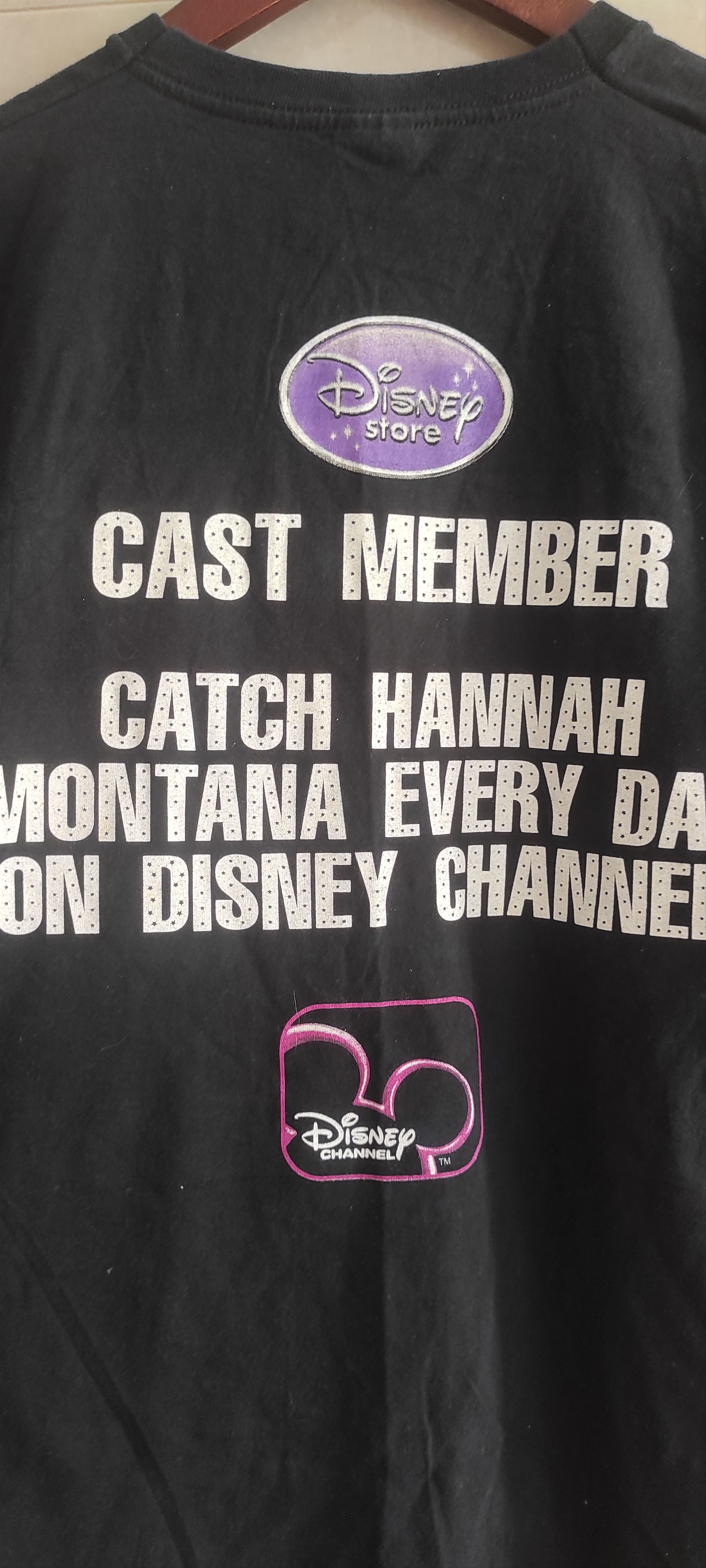 Disney × Fruit Of The Loom Disney Hannah Montana T Shirt Make Me a Pop Star Graphic Tee Size US M / EU 48-50 / 2 - 11 Thumbnail