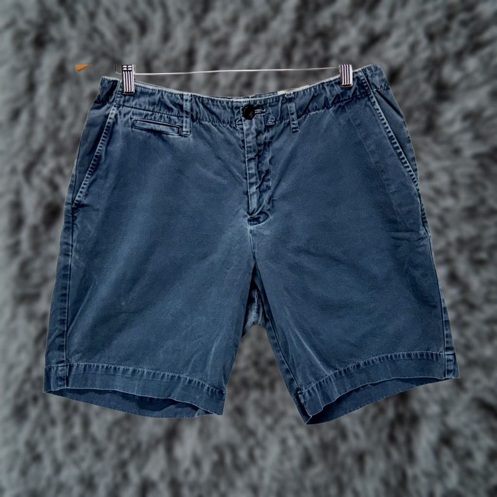 Billy Reid Billy Reid Chino Shorts Sz 34 (32x8) Men’s Blue Stone Wash Preppy Shirt? Size US 34 / EU 50 - 1 Thumbnail