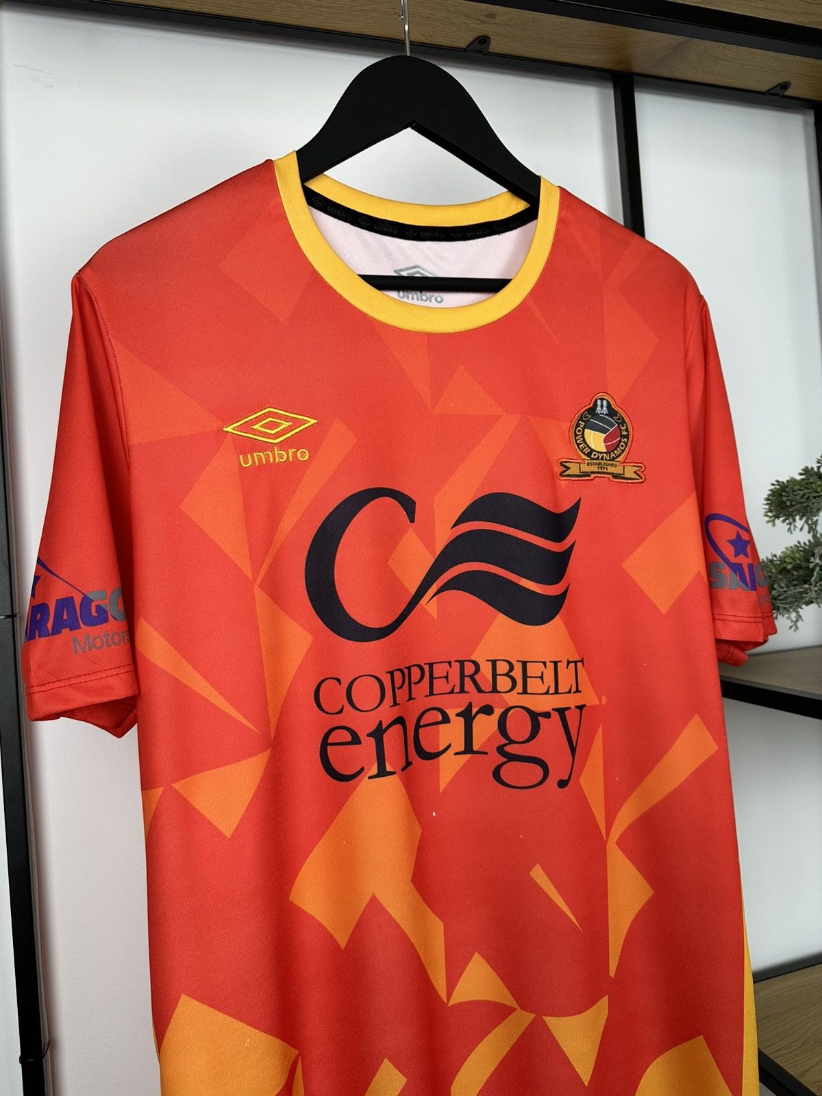 Umbro Power Dynamo FC Umbro Jersey Football Shirt Soccer Zambia Size US XL / EU 56 / 4 - 2 Thumbnail