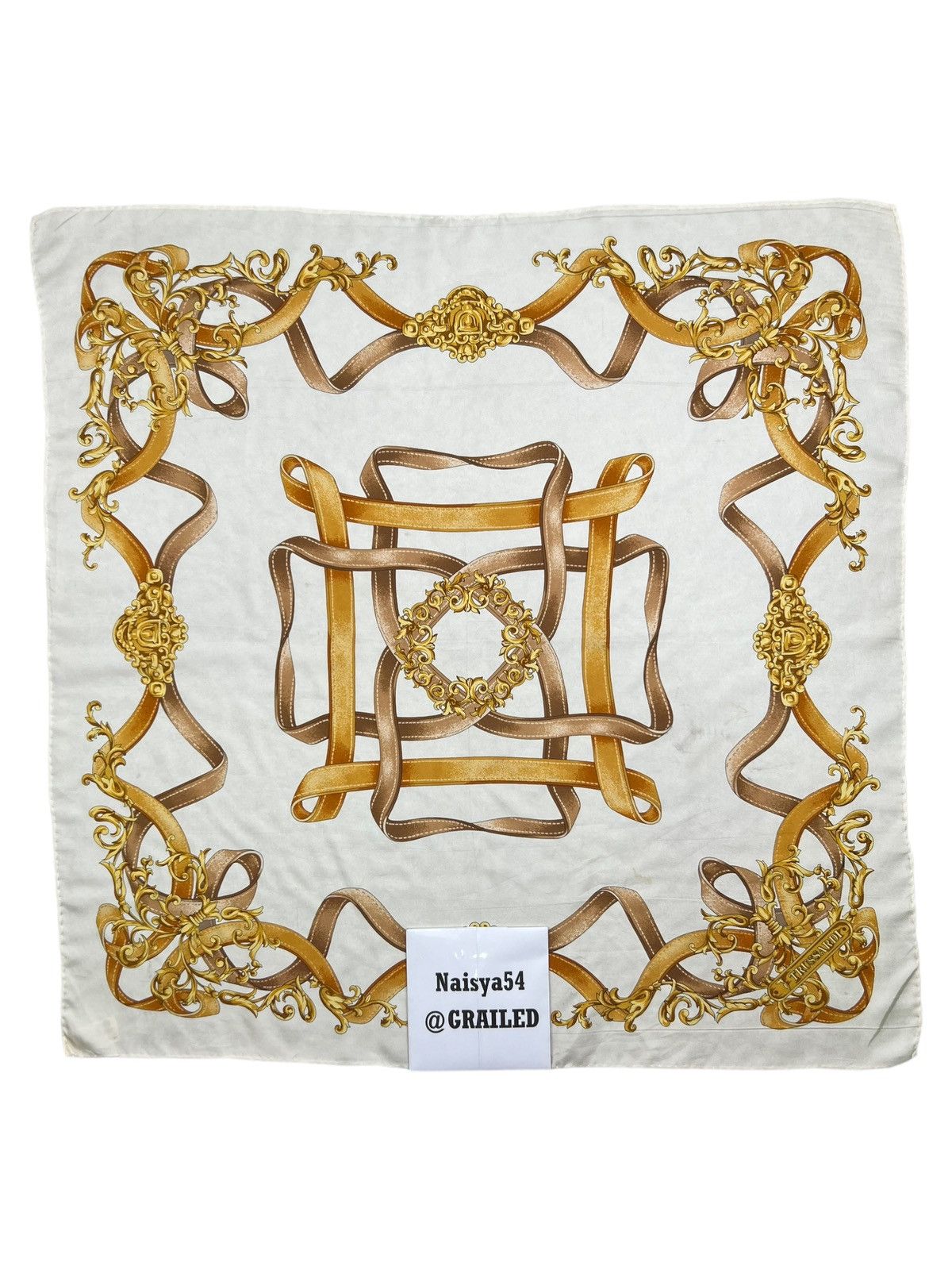 Trussardi Trussardi Handkerchief Neckerchief Bandana Pocketsquare Size ONE SIZE - 7 Thumbnail