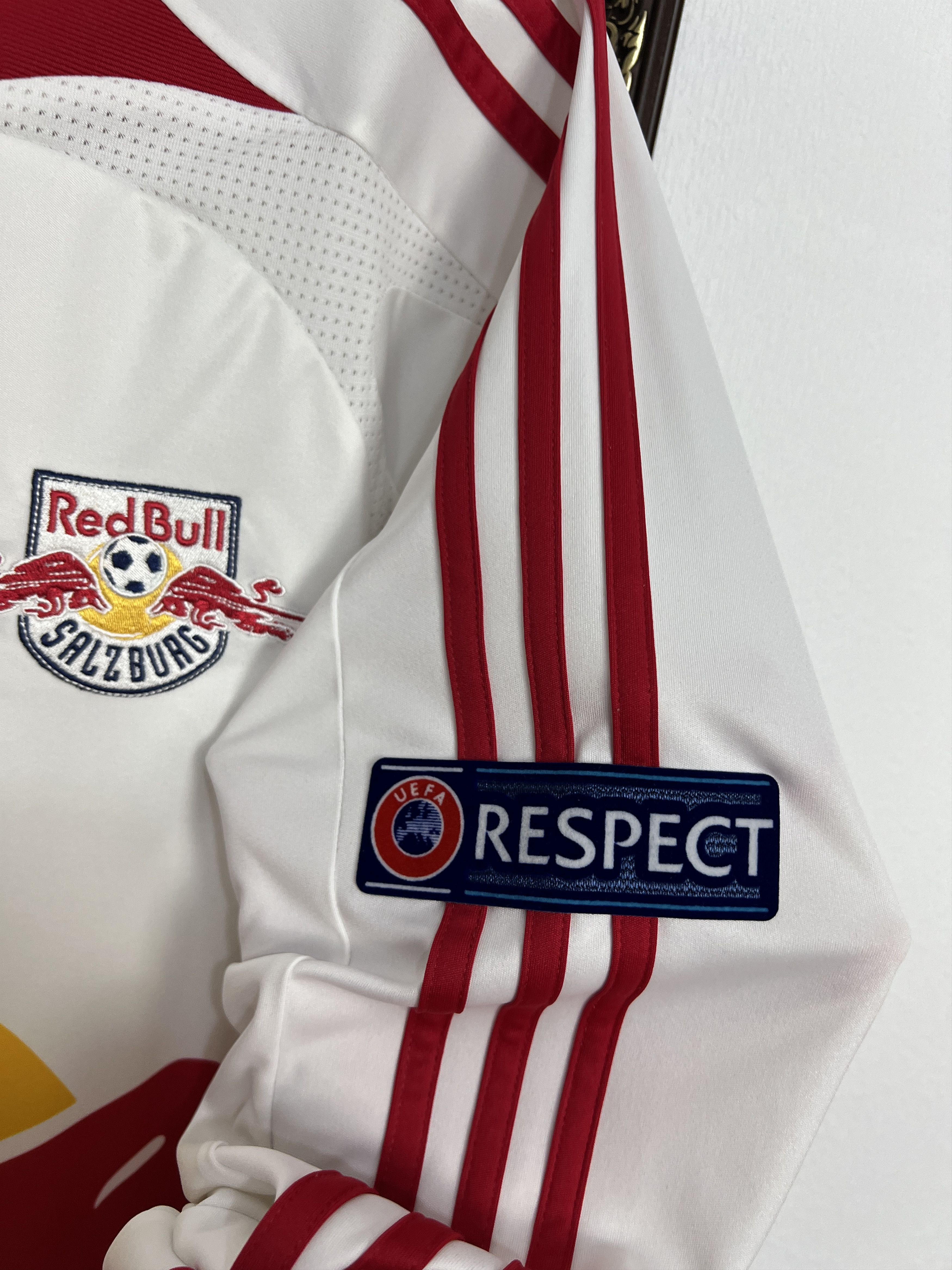 Adidas Red Bull Salzburg football shirt 2007 Soccer Long Sleeve Size US L / EU 52-54 / 3 - 3 Thumbnail