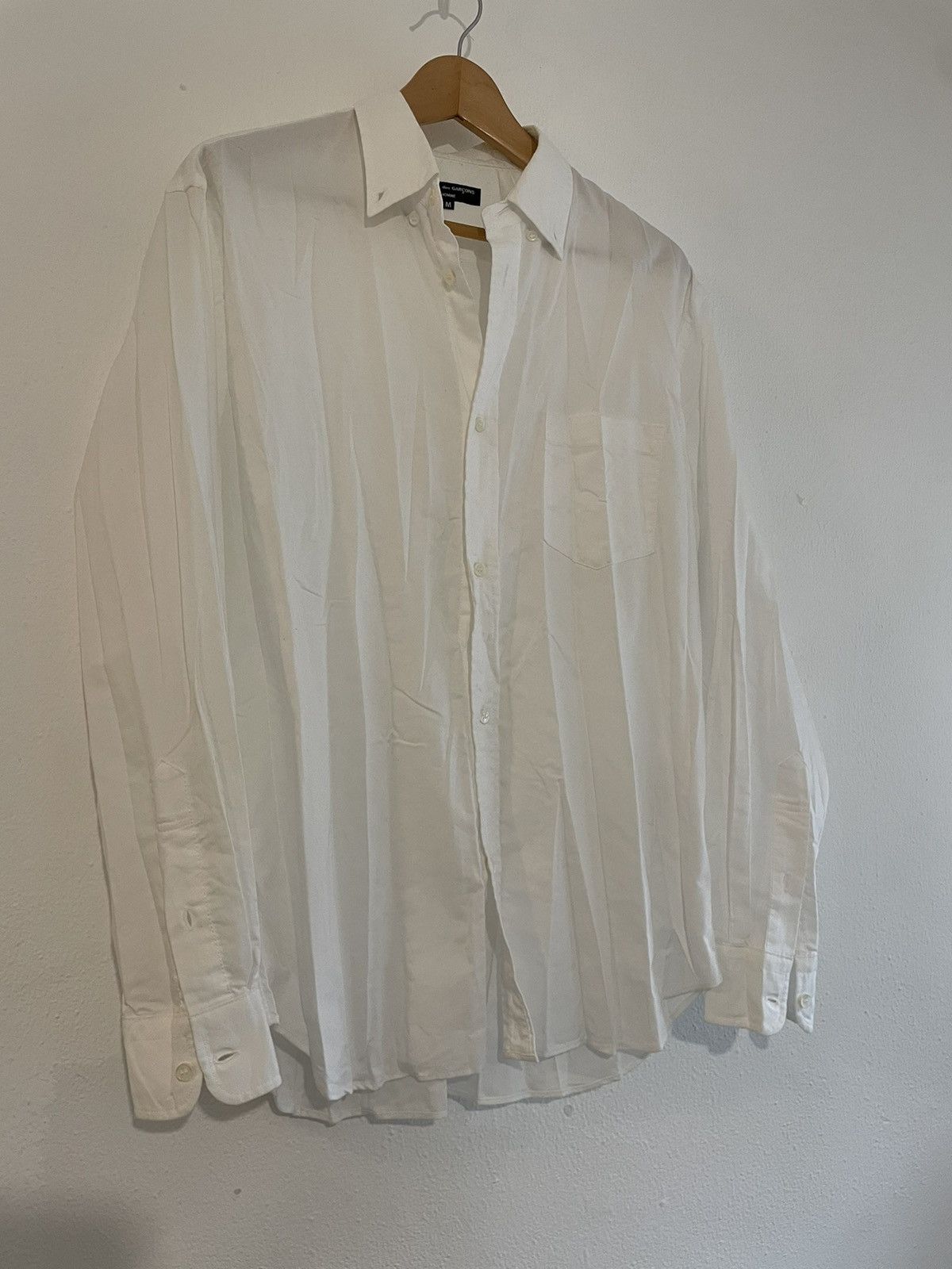 Comme des Garcons × Comme des Garcons Homme AW18 permanently creased wrinkled shirt Size US M / EU 48-50 / 2 - 2 Thumbnail