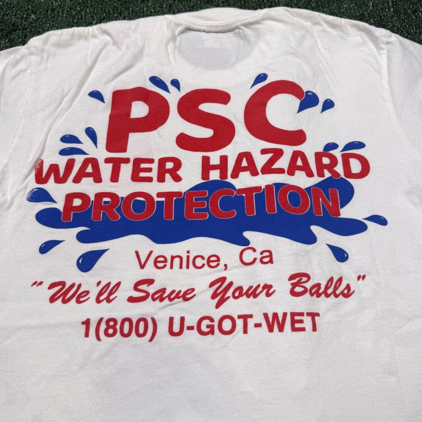 Vintage VINTAGE Penmar Social Club PSC Water Hazard Protection Venice T Shirt Men's Size M White Shirt Mens Size US M / EU 48-50 / 2 - 6 Thumbnail