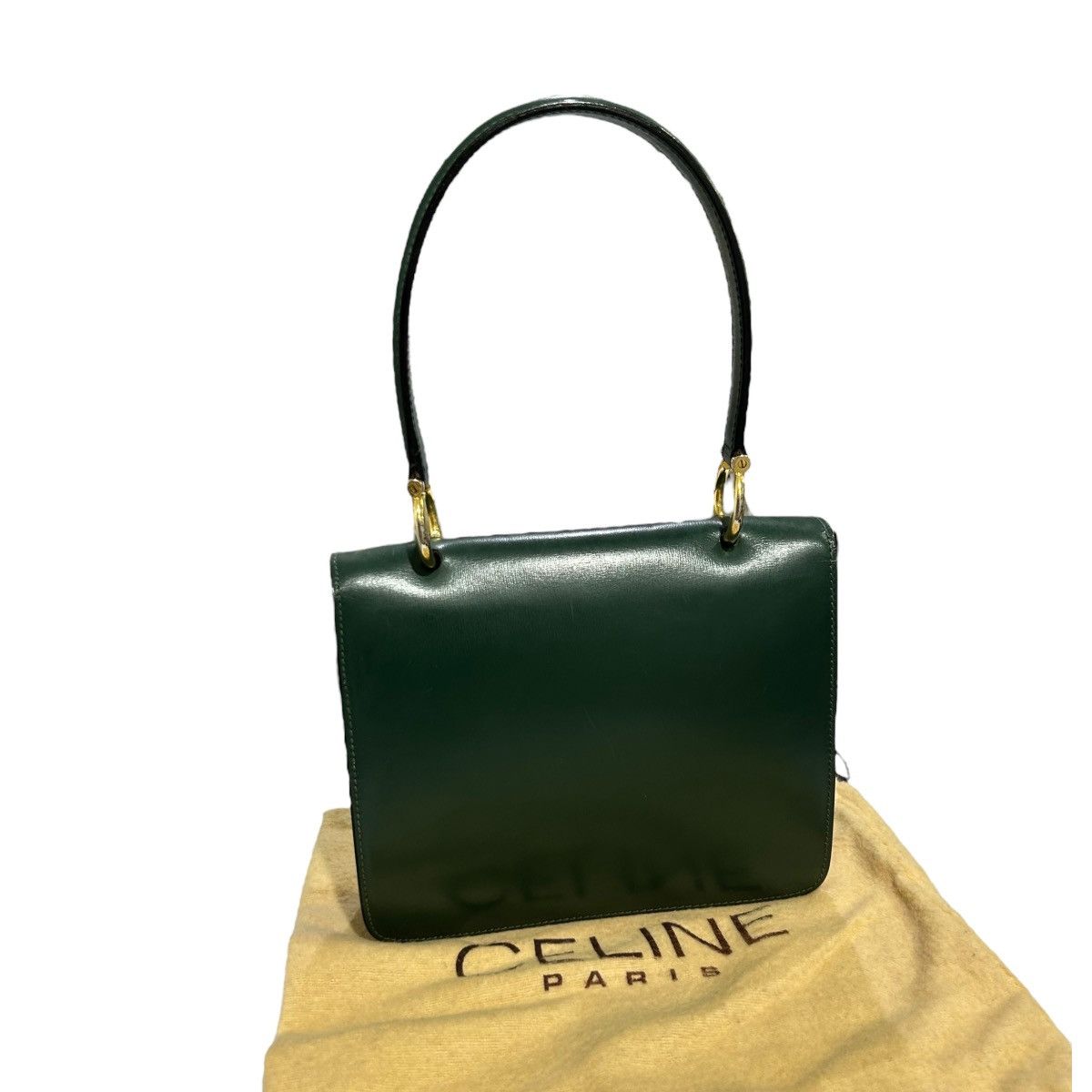 Celine × Vintage 🔥RARE🔥Authentic Celine Vintage Double Flap Bag Size ONE SIZE - 11 Thumbnail