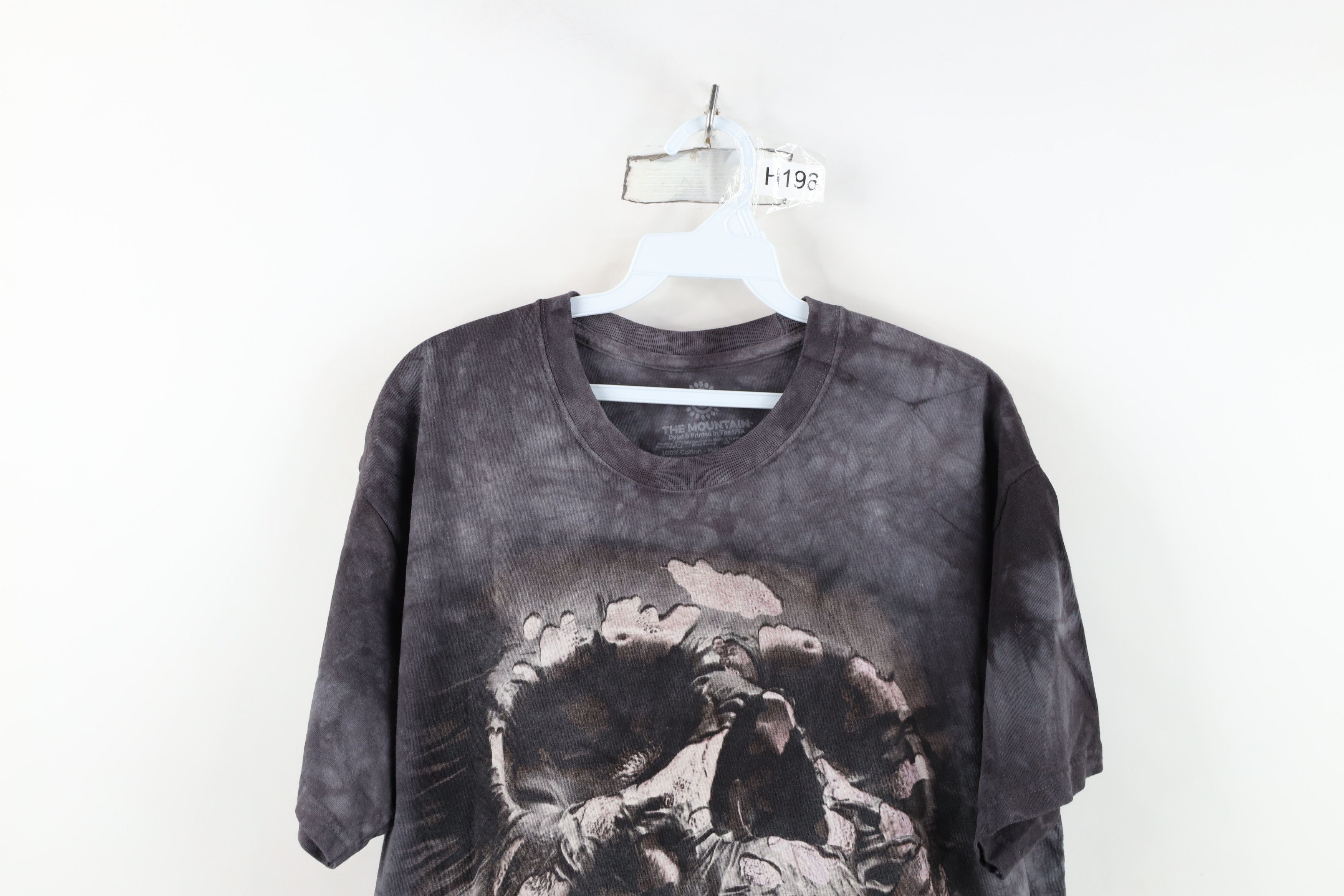 Vintage Y2K Streetwear Acid Wash Mummy Skeleton Short Sleeve T-Shirt Size US L / EU 52-54 / 3 - 2 Thumbnail