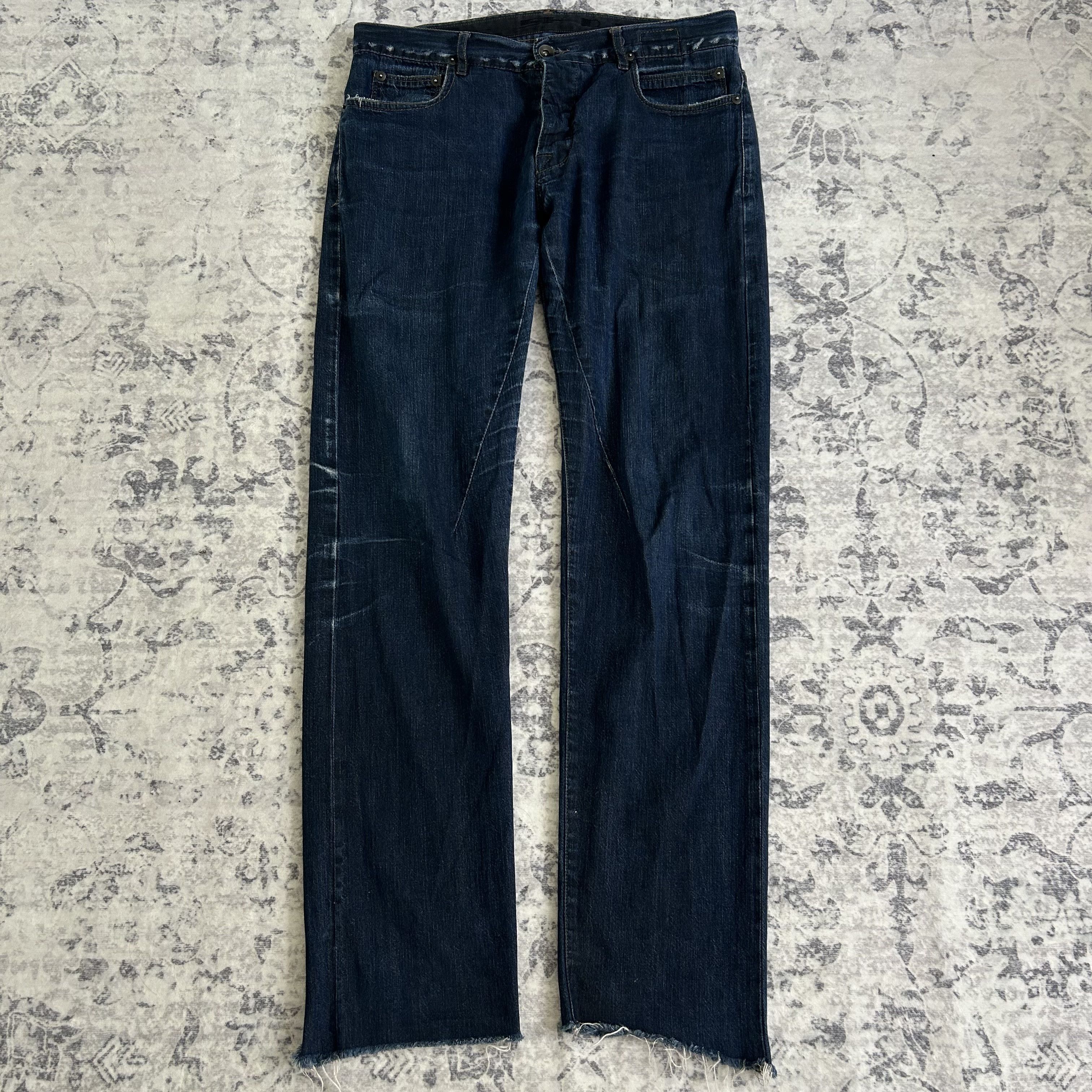 Rick Owens Drkshdw Rick Owens DRKSHDW Blue Jeans Size US 30 / EU 46 - 1 Thumbnail