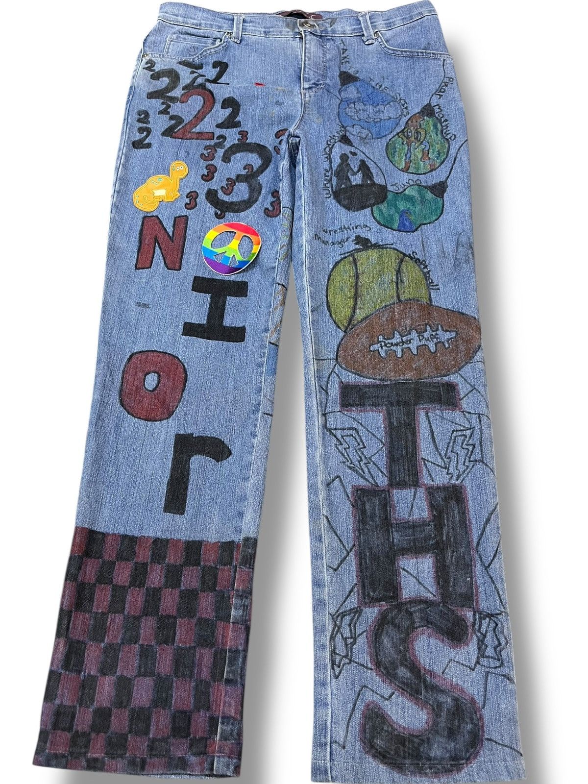 Japanese Brand Vintage Gloria Vanderbilt Grafitti Denim Size US 30 / EU 46 - 1 Thumbnail