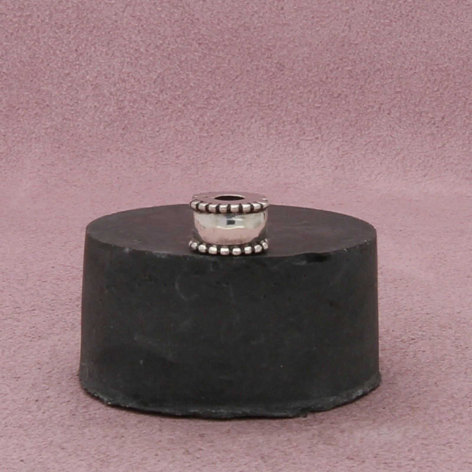 pandora pandora sterling silver beveled clip bead charm pendant Size ONE SIZE - 1 Thumbnail