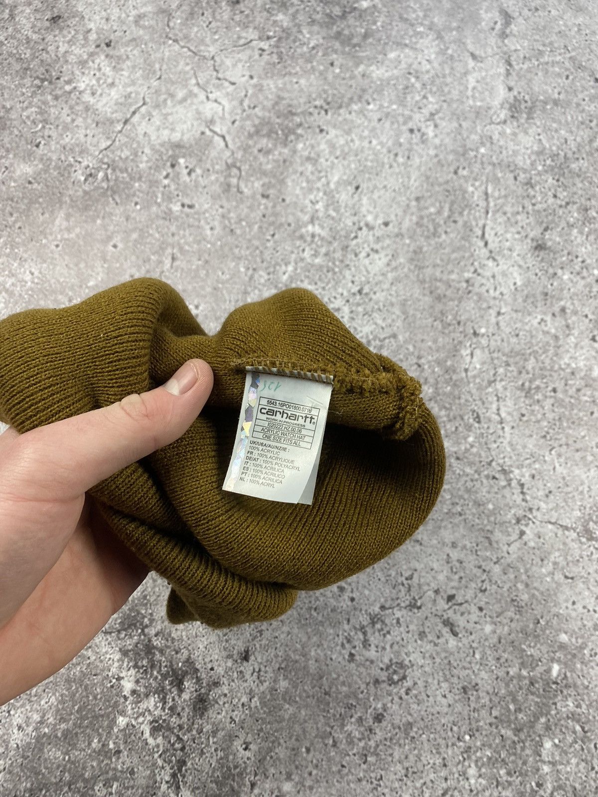 Carhartt × Vintage Vintage Carhartt disressed Beanie Cap brown One Size Size ONE SIZE - 5 Thumbnail