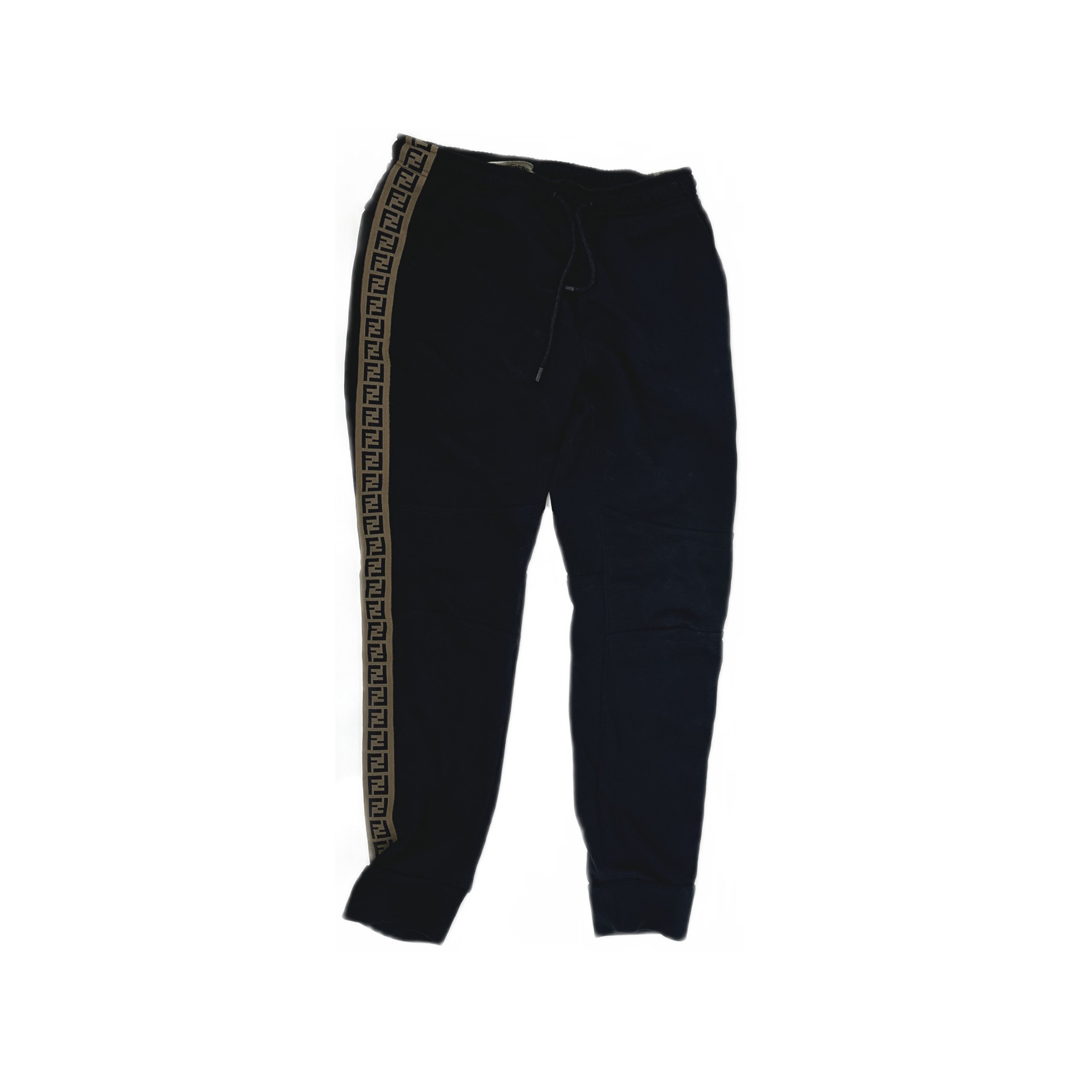Fendi Fendi Logo Tape Sweatpants Black Size 28 Size US 28 / EU 44 - 1 Thumbnail
