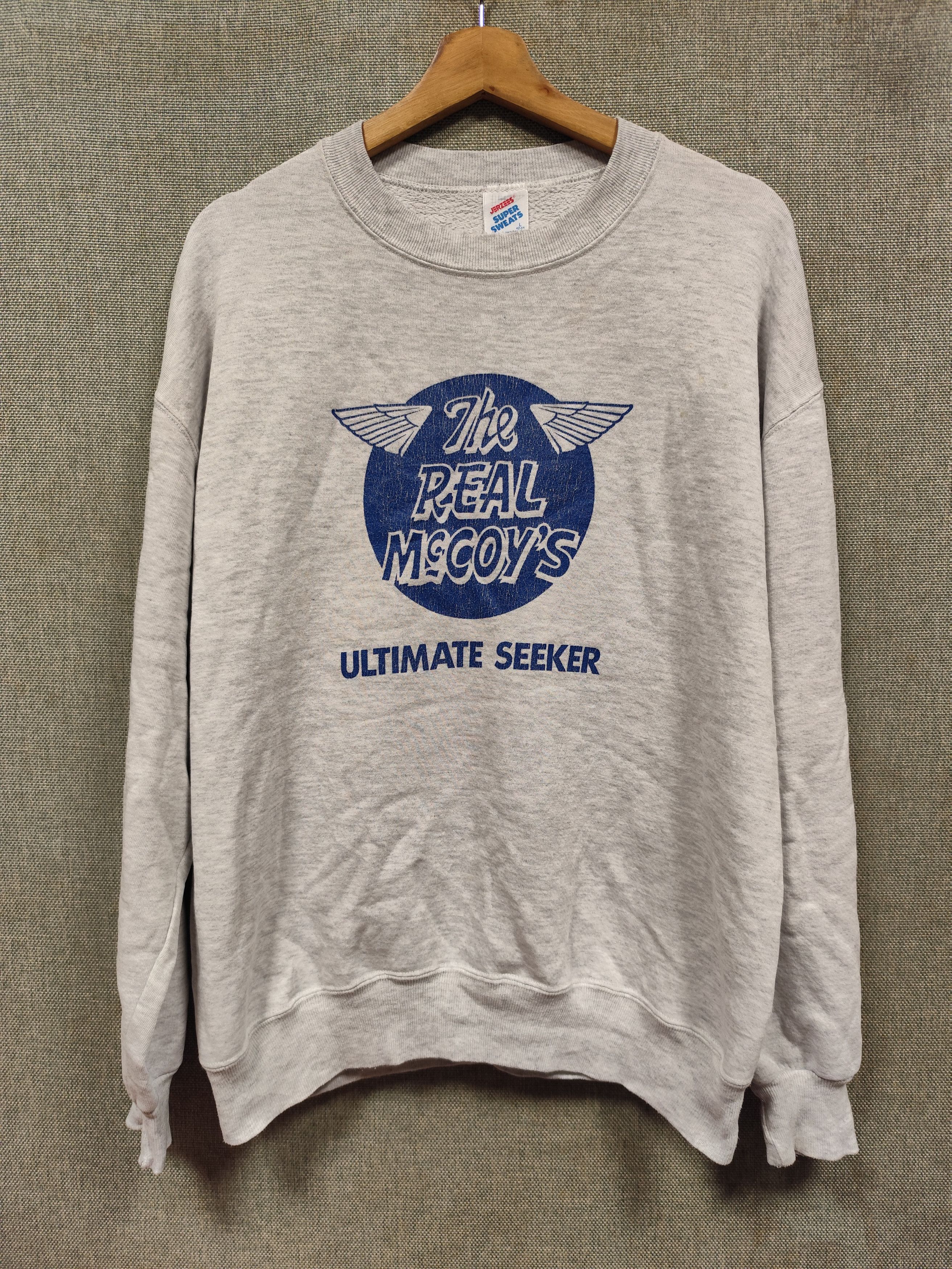 The Real McCoy's Vintage 90s sweatshirt The Real McCoy's made in usa Size US L / EU 52-54 / 3 - 1 Thumbnail