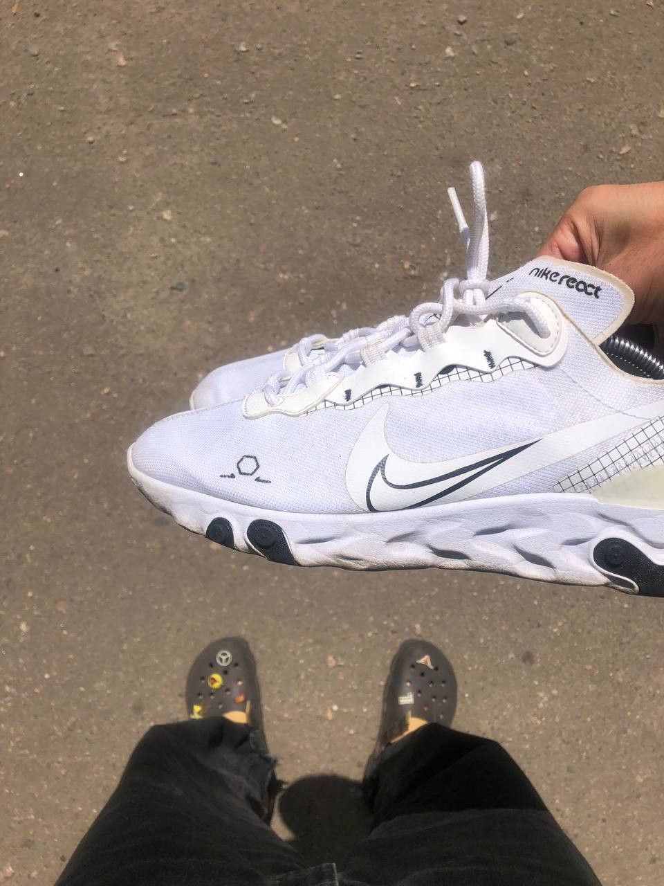Nike Vintage Nike React Element 55 Drill Casual Swoosh Y2K Size US 10.5 / EU 43-44 - 3 Thumbnail