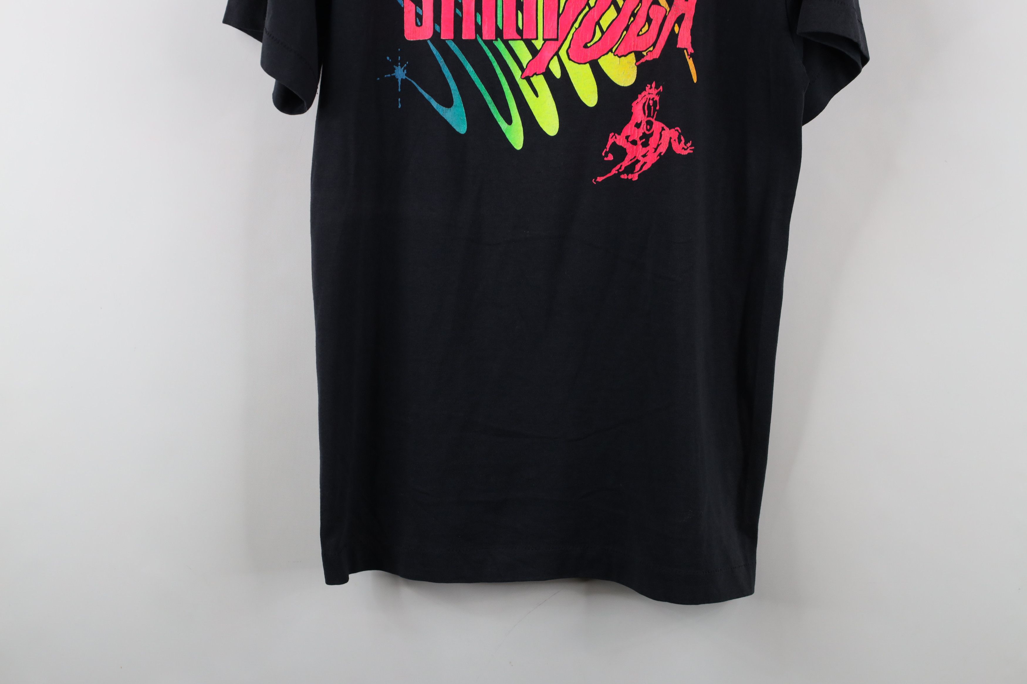 Vintage Vintage 90s Streetwear Saratoga Horse Equestrian T-Shirt USA Size M / US 6-8 / IT 42-44 - 3 Thumbnail