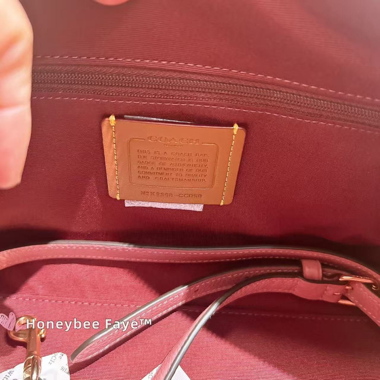 Coach Rowan Satchel Bag In Signature Leather CCD50 Size ONE SIZE - 5 Thumbnail
