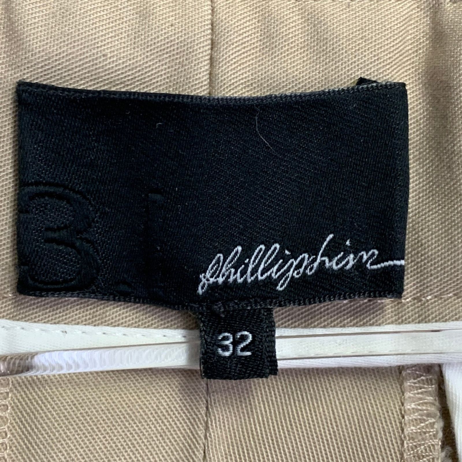 3.1 Phillip Lim Tan Twill Polyester Cotton Flat Front Tapered Casual Pants Size US 32 / EU 48 - 6 Thumbnail