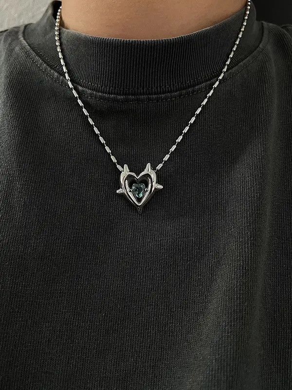 Japanese Brand Retro punk necklace Size ONE SIZE - 1 Thumbnail