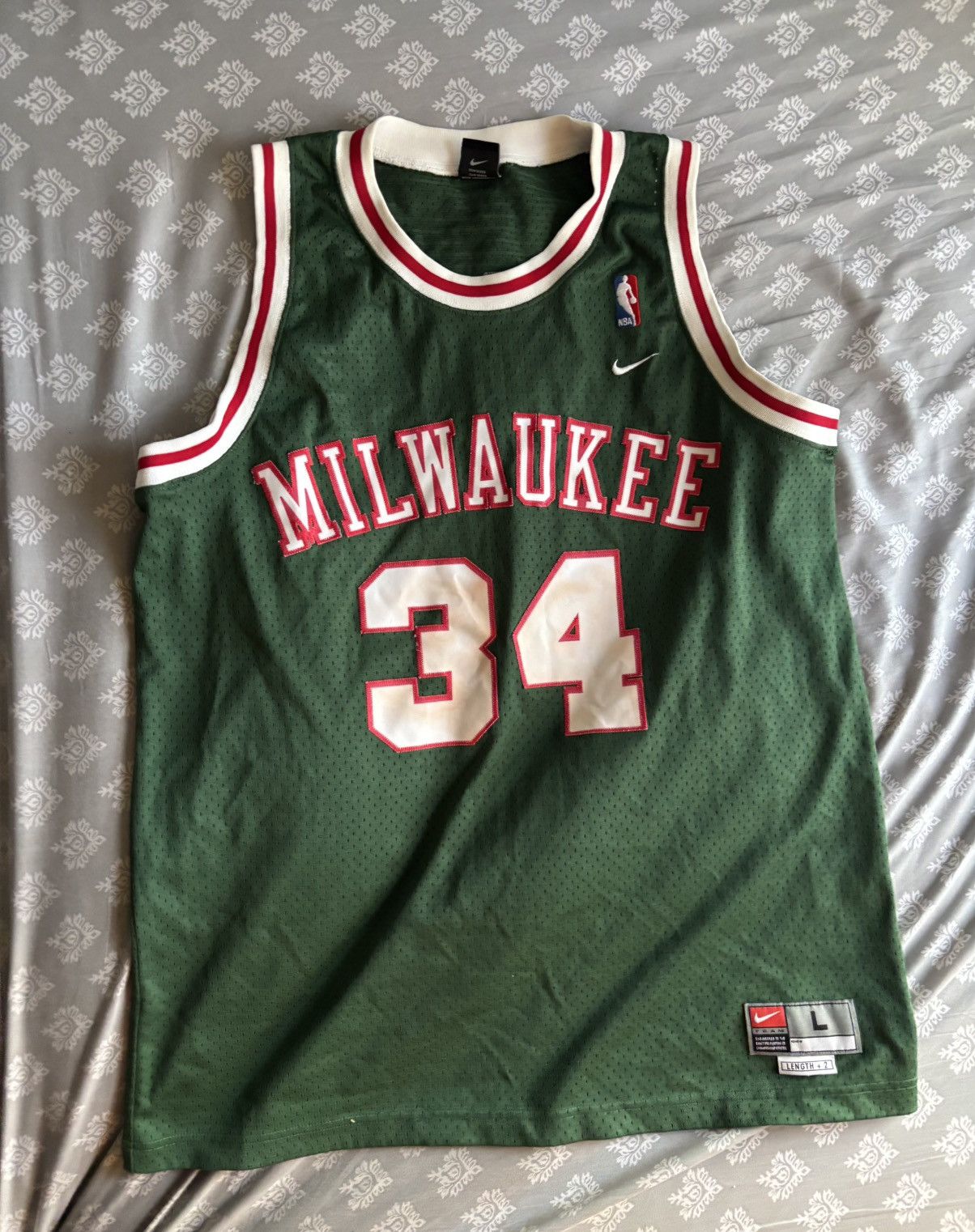 Nike × Vintage RAY ALLEN SWINGMAN JERSEY Size US L / EU 52-54 / 3 - 2 Thumbnail