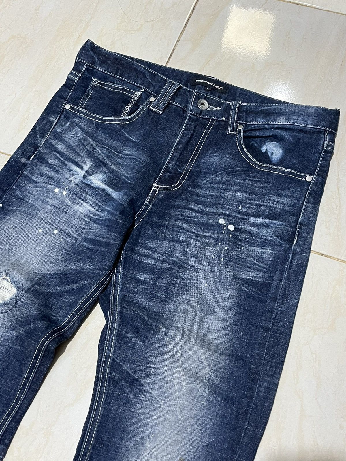 semanticdesign Semanticdesign distressed jeans Size US 29 - 3 Thumbnail