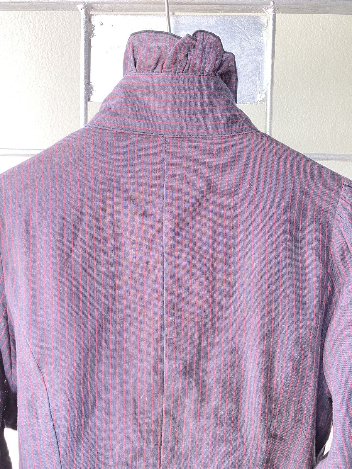 If Six Was Nine × Japanese Brand × Seditionaries BPN Black Peace Now punk ruffle shirt Size M / US 6-8 / IT 42-44 - 15 Thumbnail