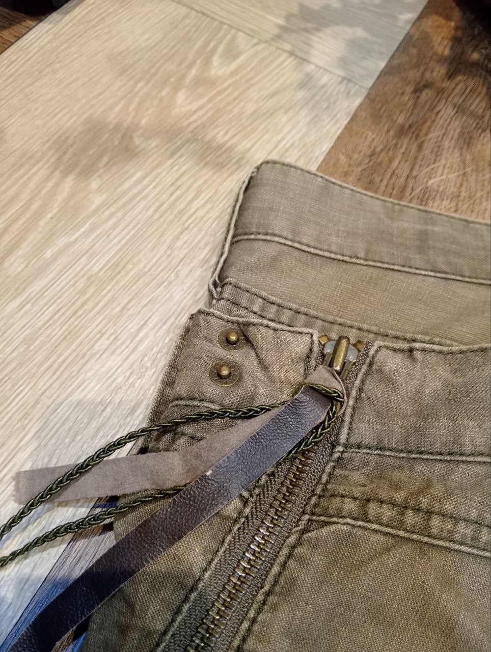 PPFM VINTAGE PPFM JAPAN DOUBLE WAIST CARGO-STYLE DENIM PANTS Size US 32 / EU 48 - 11 Thumbnail
