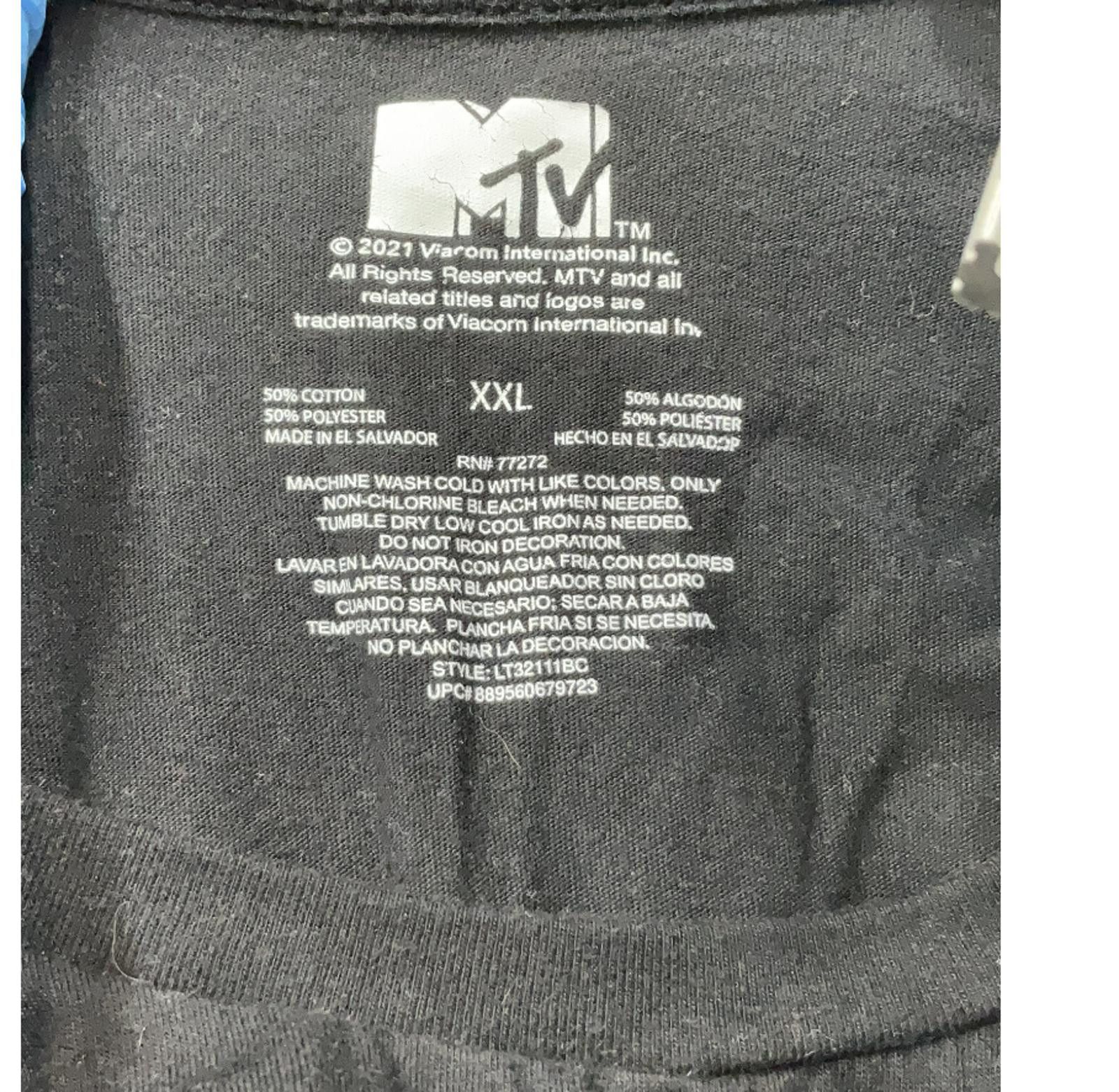 Mtv MTV Women's Long Sleeve Black T-Shirt Size XXL Size XXL / US 16-18 / IT 52-54 - 3 Thumbnail