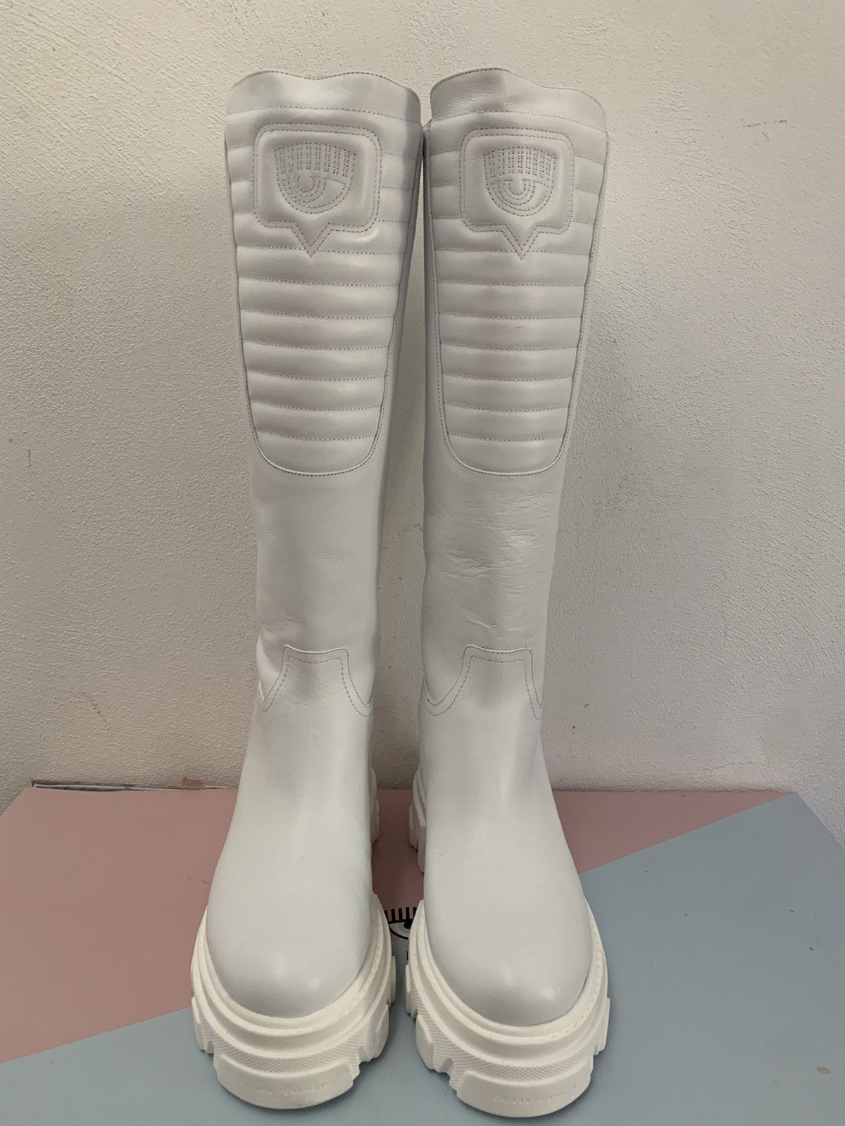Chiara Ferragni Chiara Ferragni Leather Boots Size US 8 / IT 38 - 8 Thumbnail