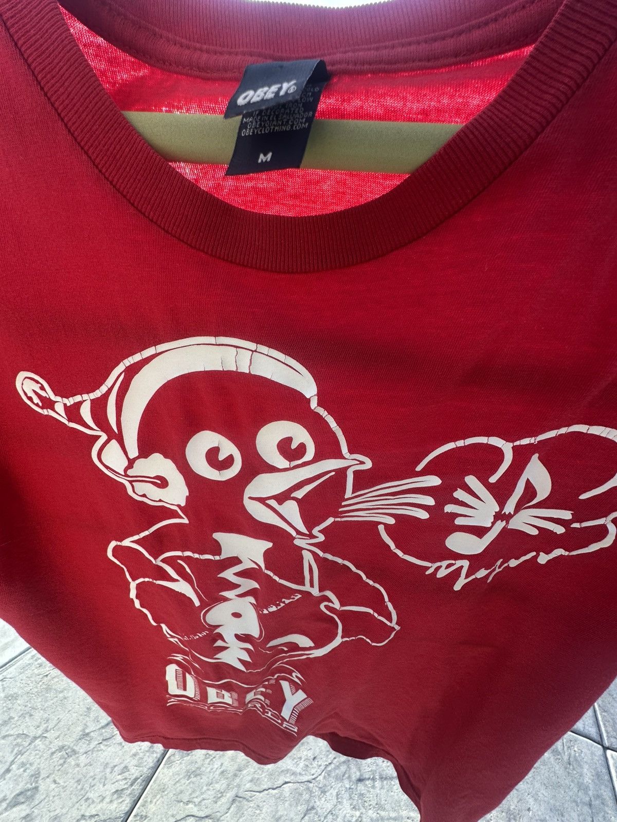 Obey Obey - Glow in the Dark - red - medium Size US M / EU 48-50 / 2 - 2 Thumbnail