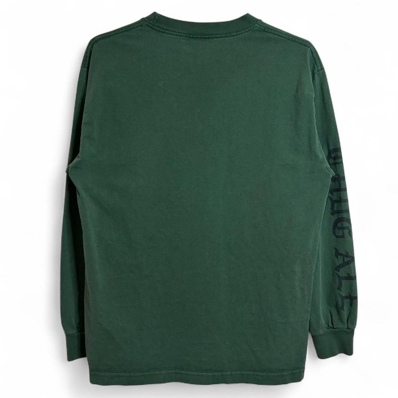 Vintage Vintage 00s Green Humor Beer Long Sleeve Graphic Tee Size US M / EU 48-50 / 2 - 8 Thumbnail