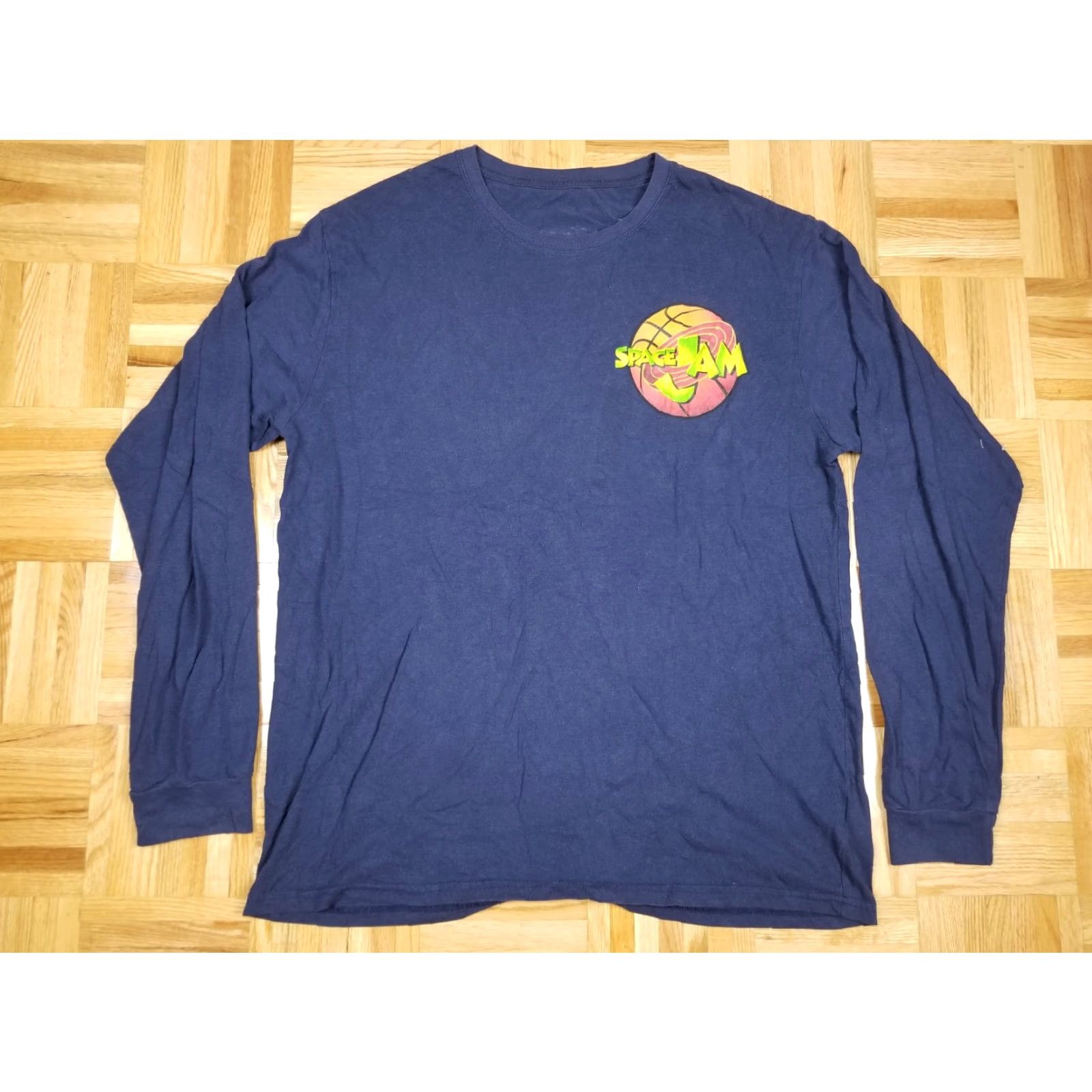 Jordan Brand VINTAGE Space Jam Michael Jordan Navy Long Sleeve T-Shirt XL Size US XL / EU 56 / 4 - 2 Thumbnail