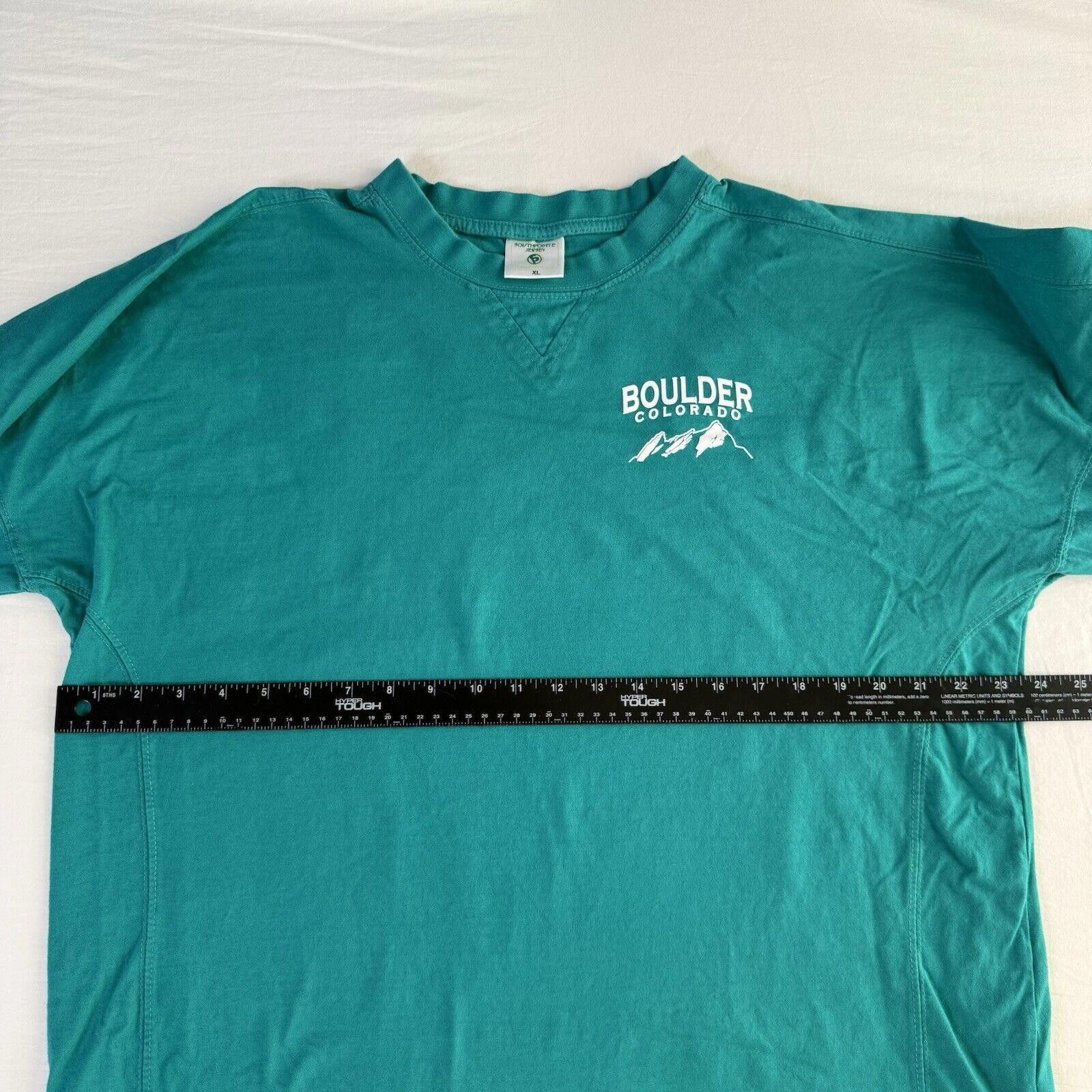 Designer Vtg Boulder Colorado Spell Out Long Sleeve Shirt XL Grail Size US XL / EU 56 / 4 - 3 Thumbnail