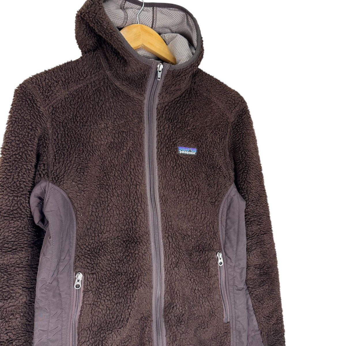 Patagonia 🌟PATAGONIA HOODIE DEEP PILE FLEECE JACKET Size M / US 6-8 / IT 42-44 - 5 Thumbnail