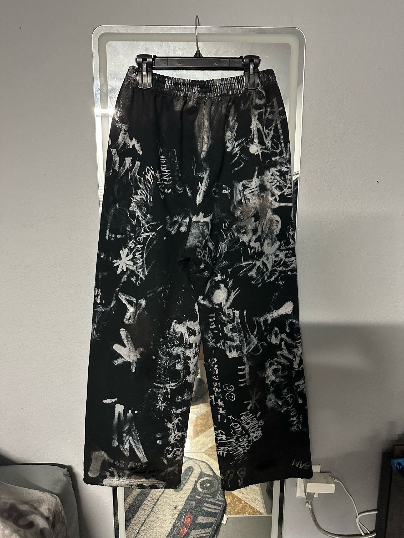 Balenciaga SS23 tailored graffiti skater pants | Grailed
