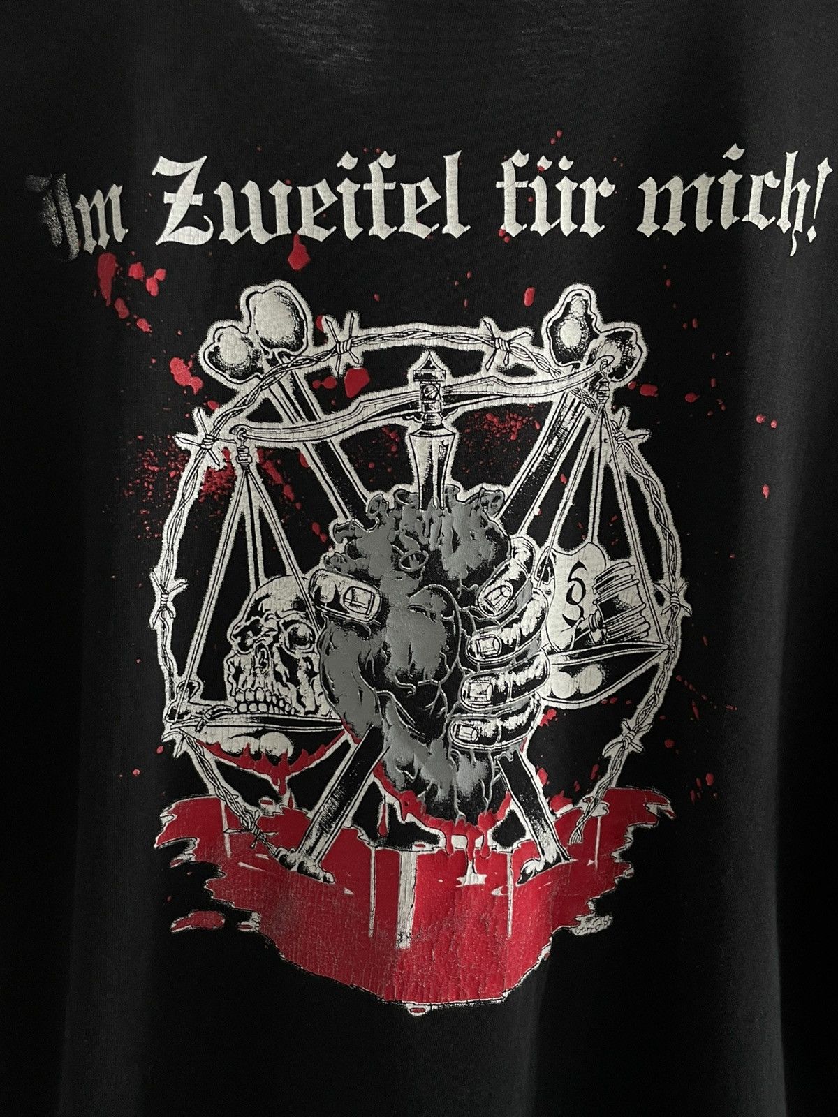 Band Tees Vintage Krawall Bruder 1990’s Band Rock T-Shirt Black RARE Size US L / EU 52-54 / 3 - 5 Thumbnail