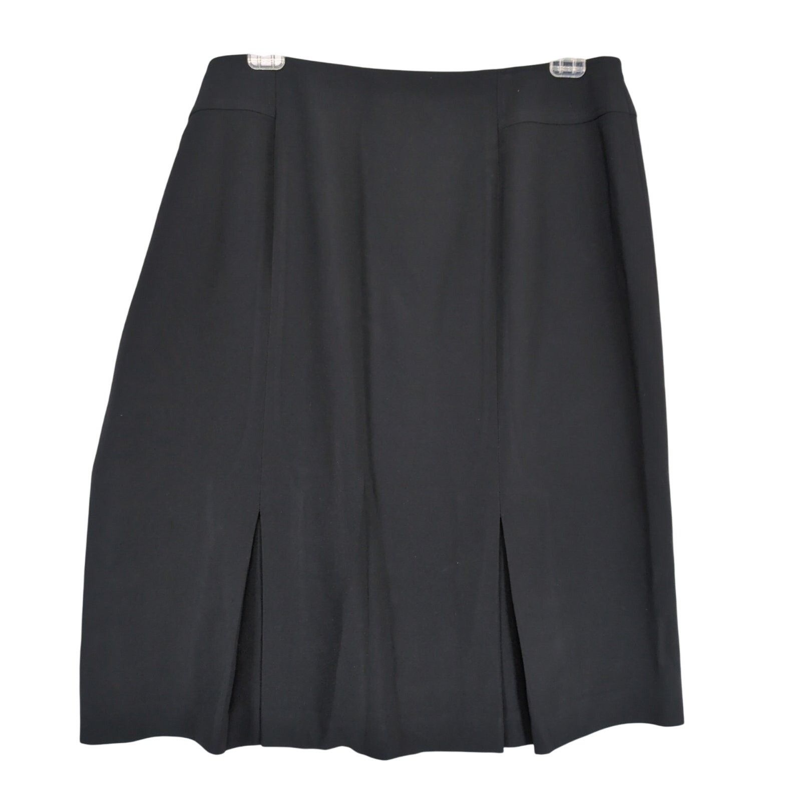 Ann Taylor Ann Taylor Size 12 Black Knee Length Skirt Size 34" / US 12 / IT 48 - 2 Thumbnail