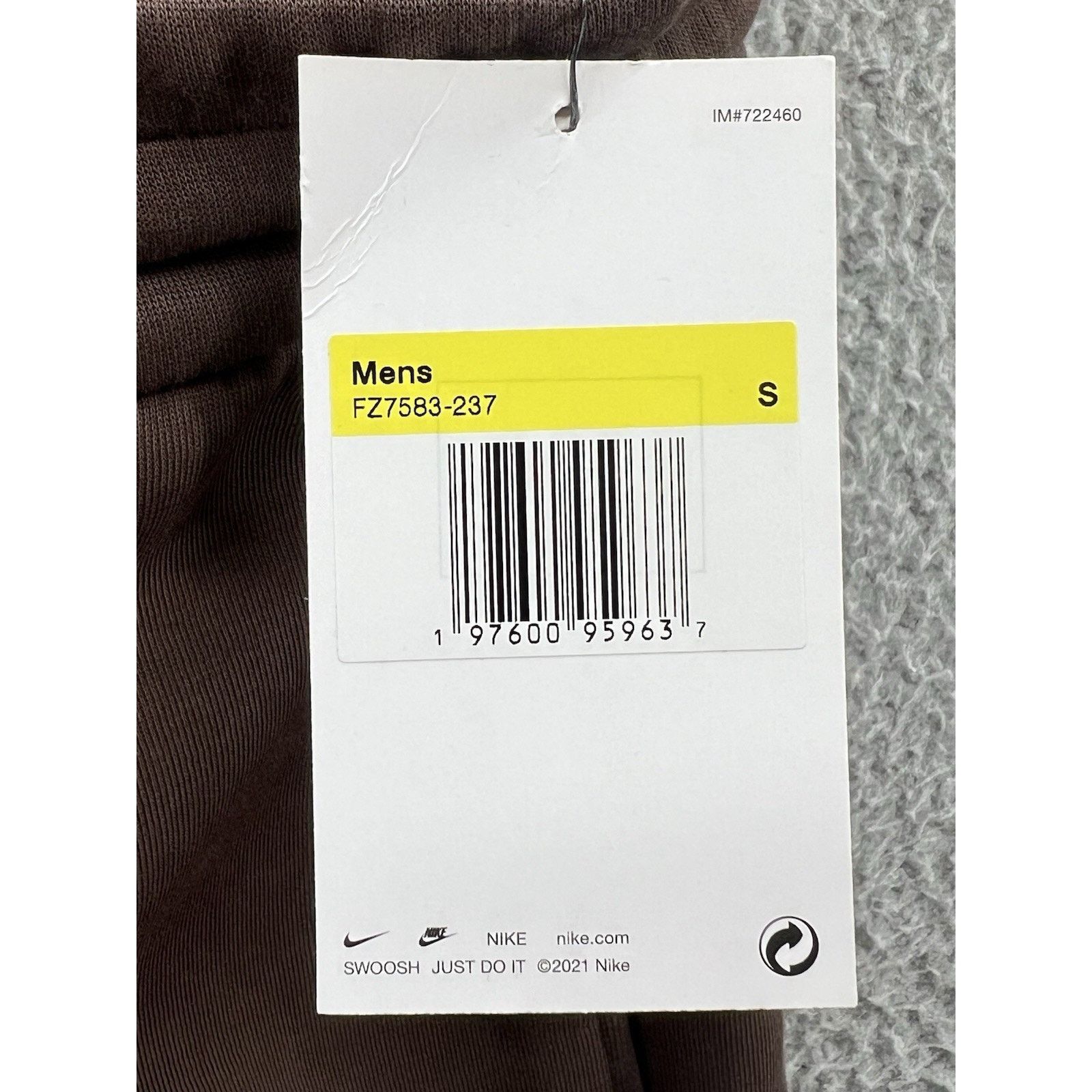 Nike Nike Tech Tailored Fleece Trousers Brown Sz Small FZ7583-237 Size US 32 / EU 48 - 4 Thumbnail