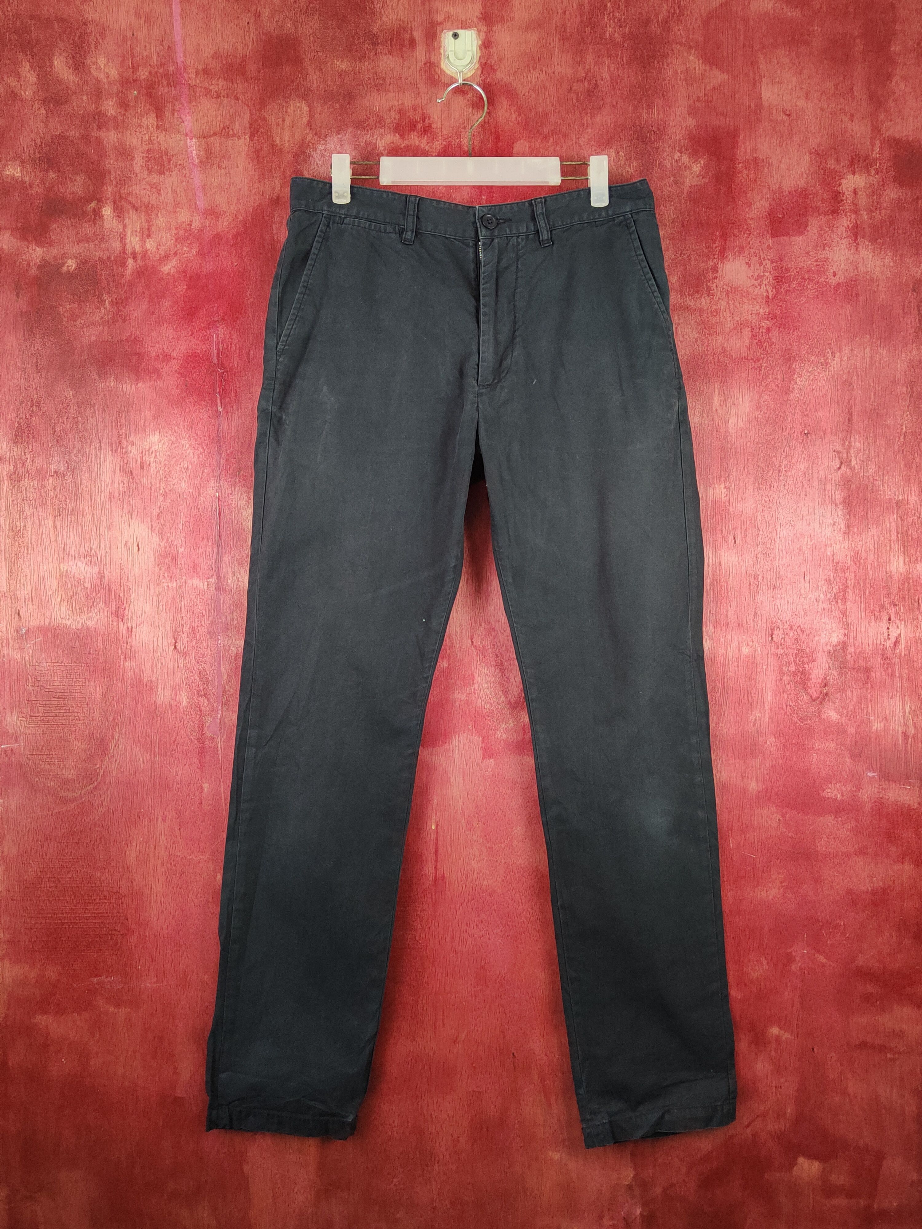 image of Vintage Dark Blue Multipocket Casual Pants S1712, Men's (Size 32)