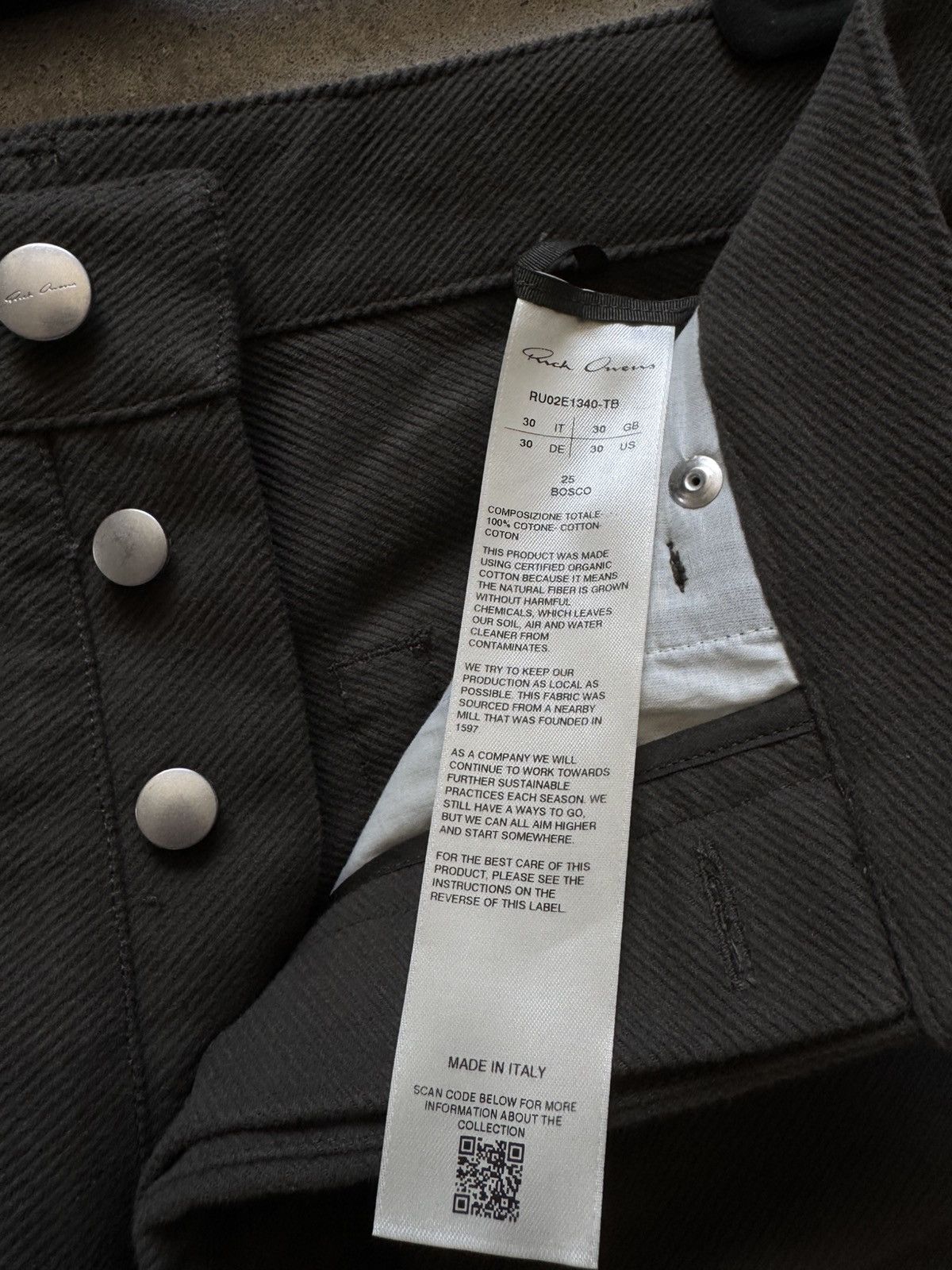 Rick Owens Rick Owens FW25 Double Cargo Pants Size US 30 / EU 46 - 22 Thumbnail