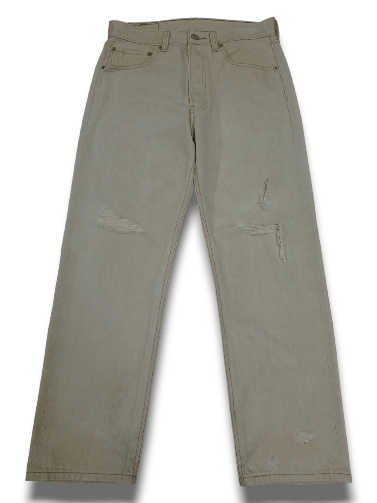 Levi's × Levi's Vintage Clothing Vintage 90s Levis 501 Distressed Loose Jeans Size US 31 - 1 Thumbnail