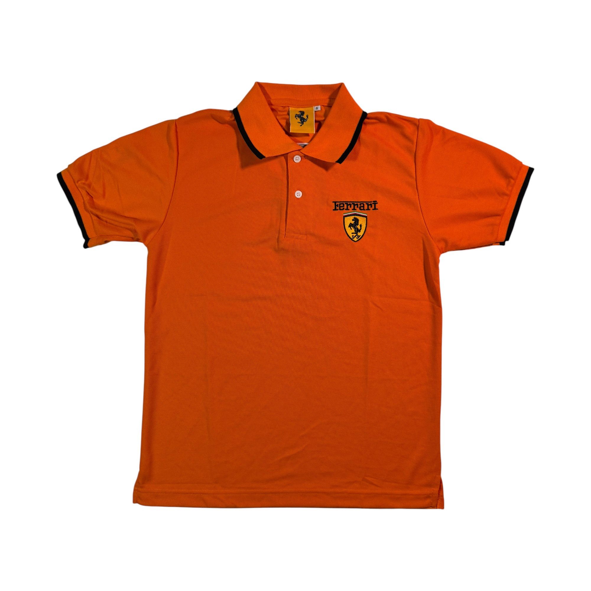 Ferrari Vintage 1996 Ferrari Polo T-shirt Orange Official F-1 Racing Size US S / EU 44-46 / 1 - 1 Thumbnail