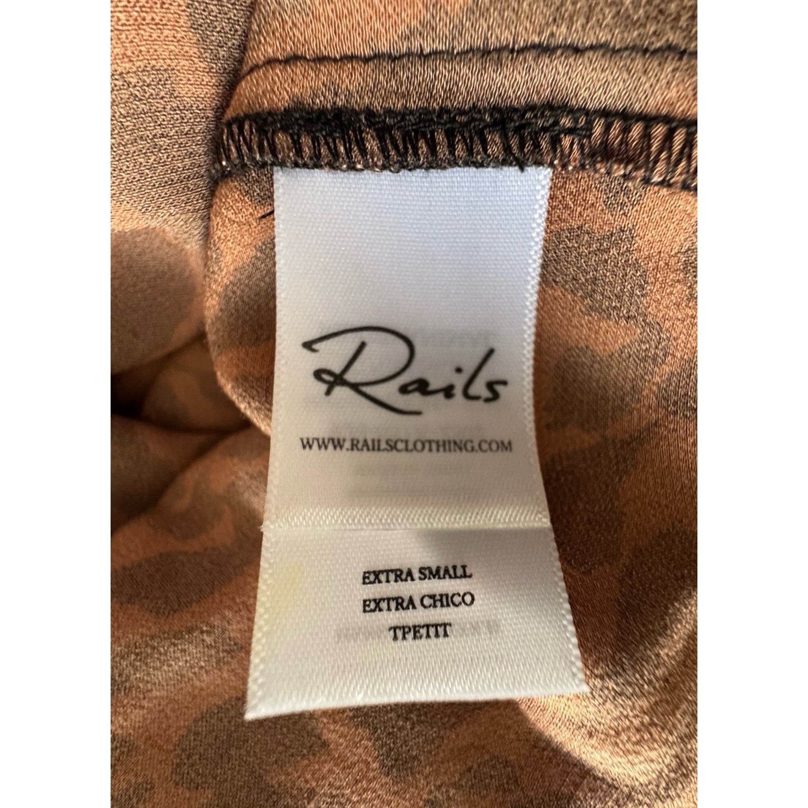 Rails Rails Pearl Cinnamon Animal Print Popover Blouse X-small xs Size XS / US 0-2 / IT 36-38 - 11 Thumbnail