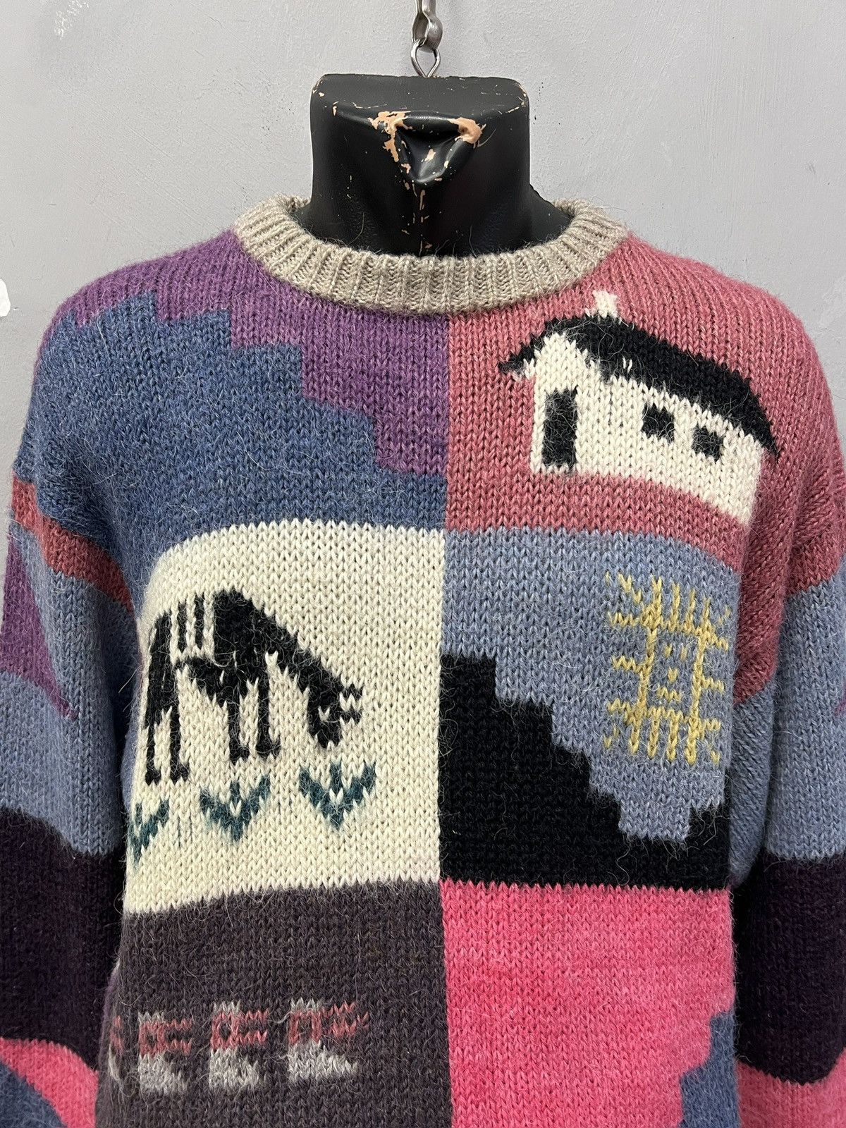 Lacoste Lacoste style JPG Wool Patchwork Knit Sweater Knitted y2k Size US L / EU 52-54 / 3 - 2 Thumbnail