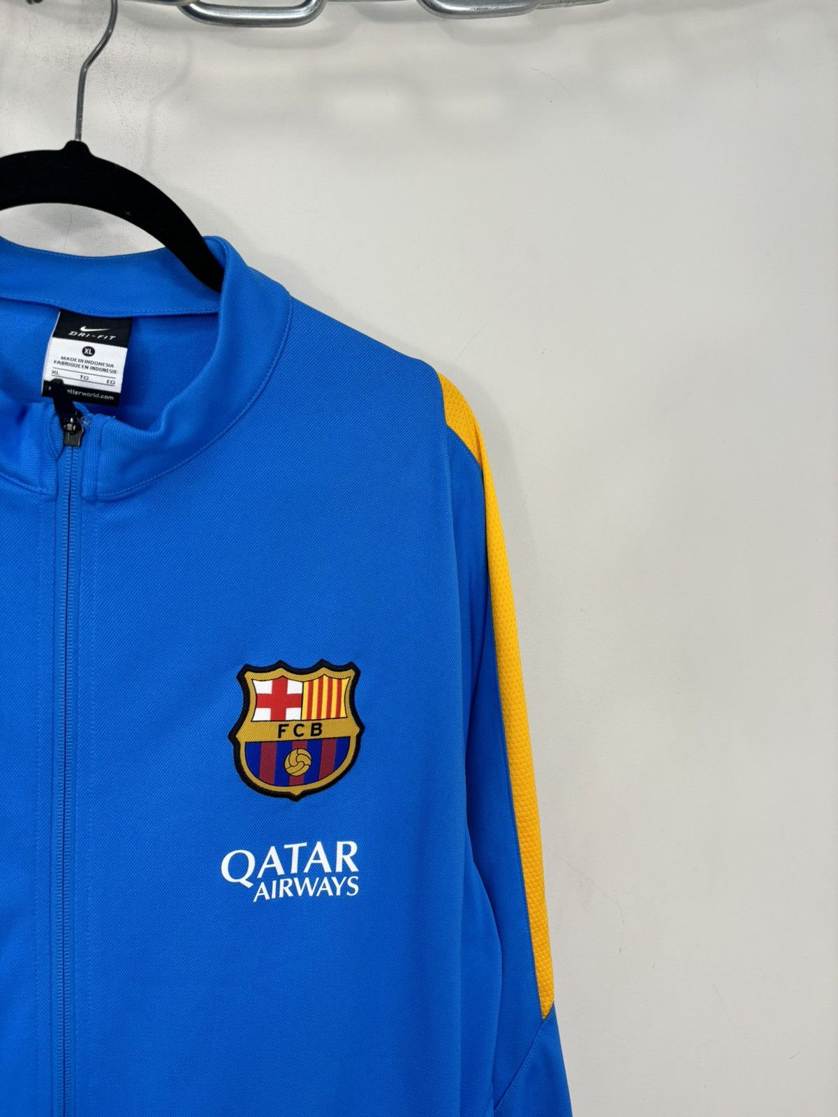 Nike Nike Barcelona 2015-16 Training Football Soccer Track Jacket Size US XL / EU 56 / 4 - 5 Thumbnail