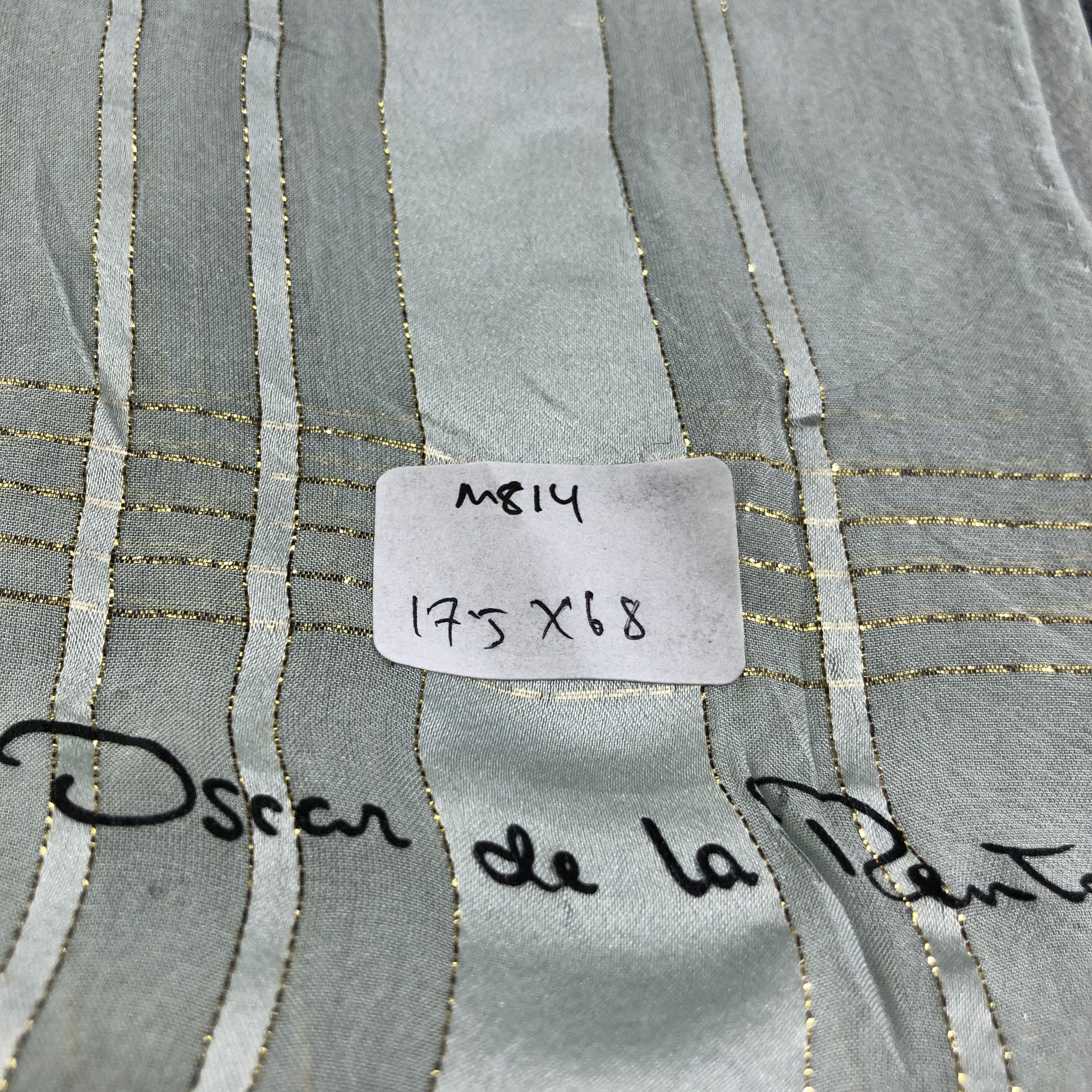 Oscar De La Renta Oscar De La Renta Silk Stole Silk Scarf M814 Size ONE SIZE - 15 Thumbnail