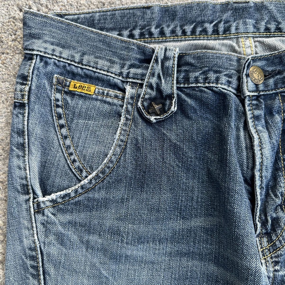 Japanese Brand Vintage Flare Lee Riders Twisted Leg Distressed Jeans W32 Size US 32 / EU 48 - 5 Thumbnail